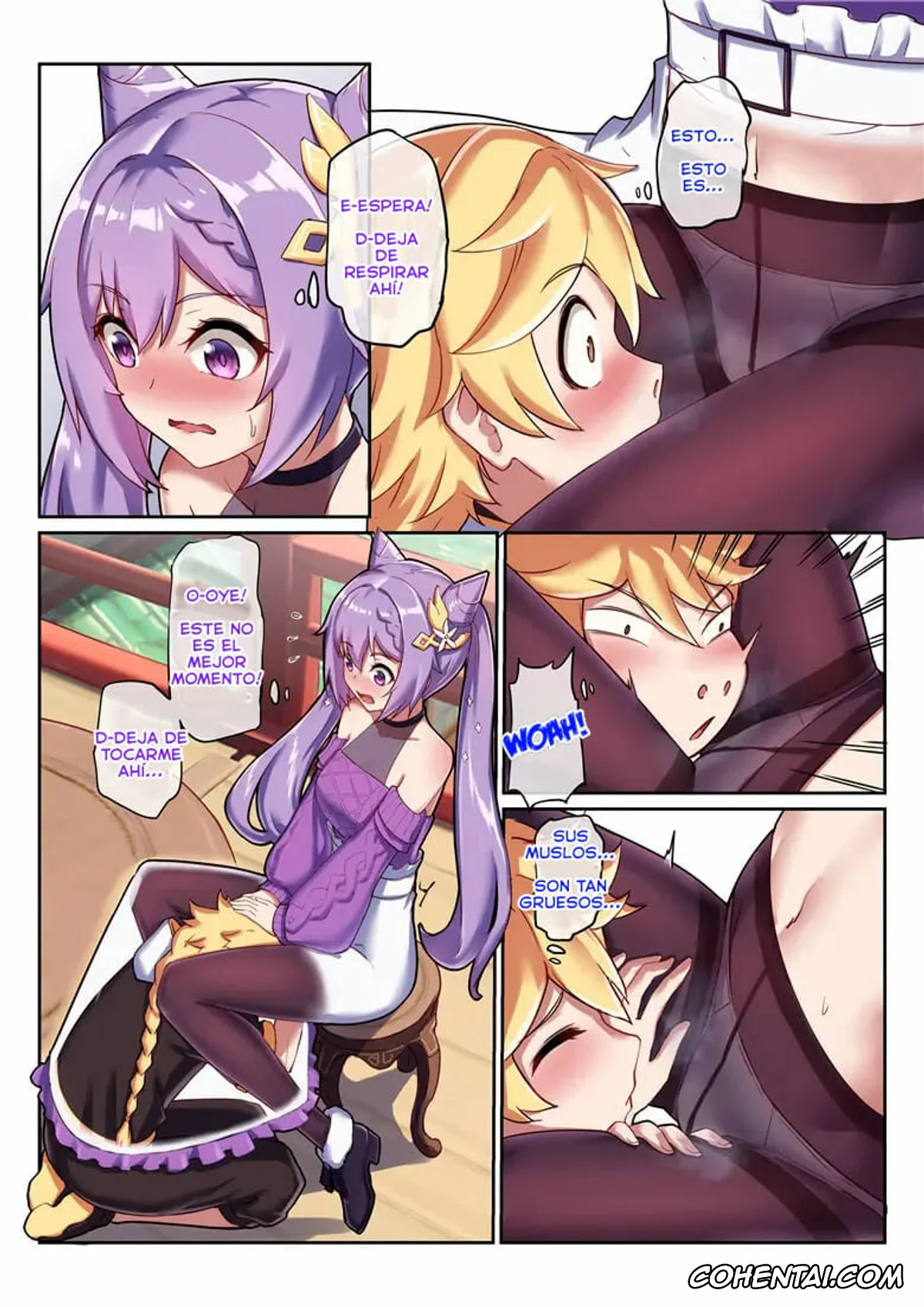 Genshin Impact hentai, Aether hentai, Keqing hentai, Keqing’s Date With The Traveler (Genshin Impact), pagina 6