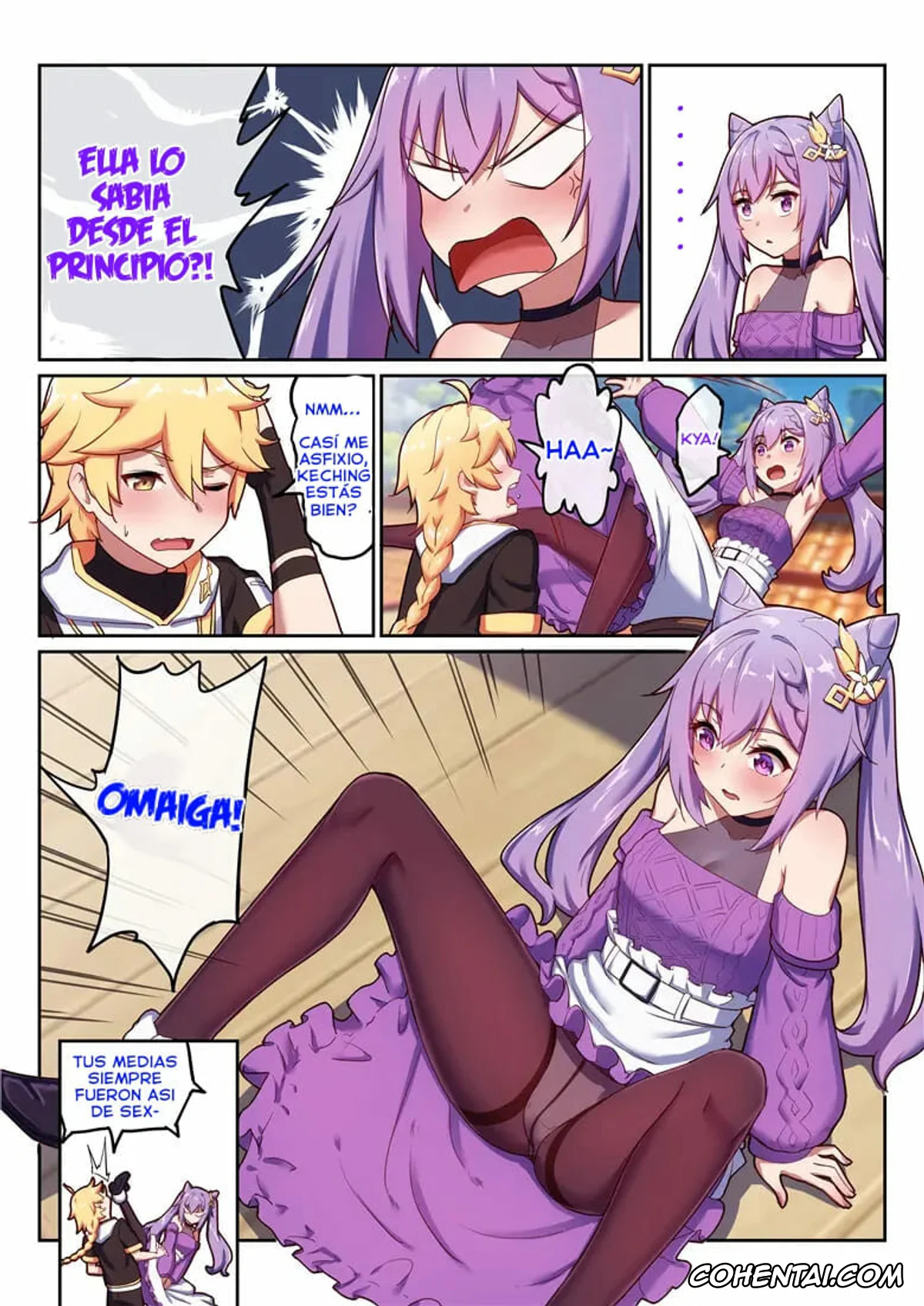 Genshin Impact hentai, Aether hentai, Keqing hentai, Keqing’s Date With The Traveler (Genshin Impact), pagina 9