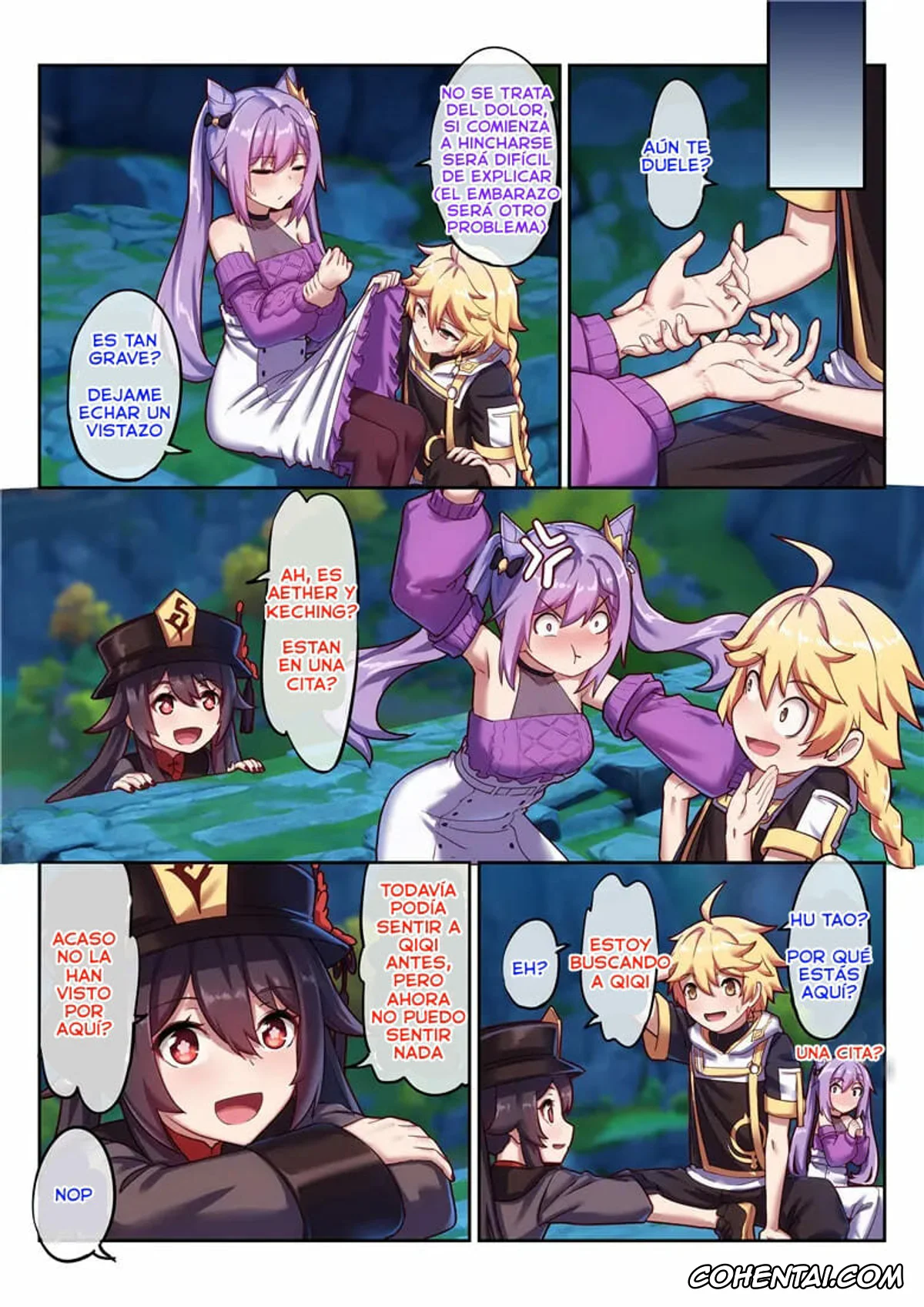 Genshin Impact hentai, Aether hentai, Keqing hentai, Keqing’s Date With The Traveler (Genshin Impact), pagina 24