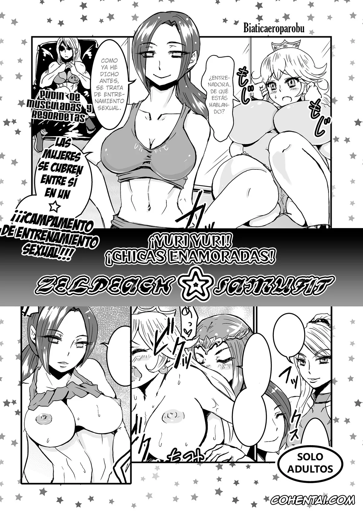 Metroid xxx, The Legend Of Zelda xxx, Princess Zelda xxx, Yuri Yuri! ZelPeach SamuFit (Metroid, The Legend Of Zelda), pagina 1