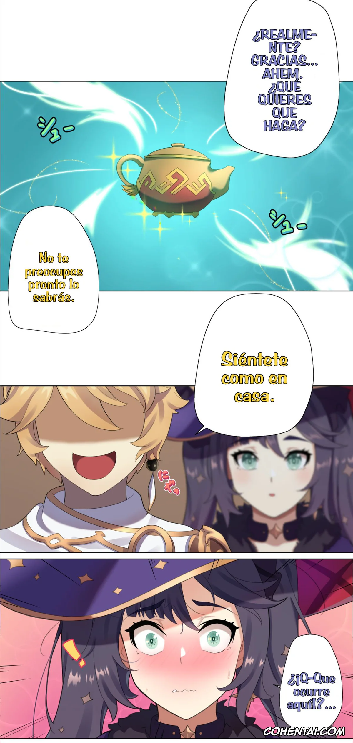 Genshin Impact porno, Aether porno, Amber porno, Keqing porno, Mona Megistus porno, Mona Manga (Genshin Impact), pagina 2