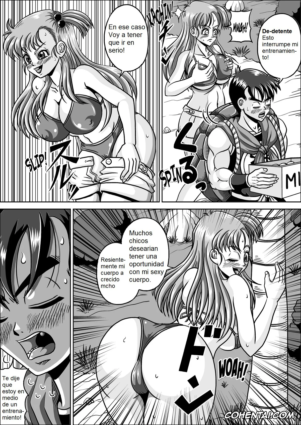 Dragon Ball hentai, Bulma Briefs hentai, krillin hentai, Master Roshi hentai, Shugyou Shitetara Koibito Otosarechatta (Dragon Ball), pagina 6