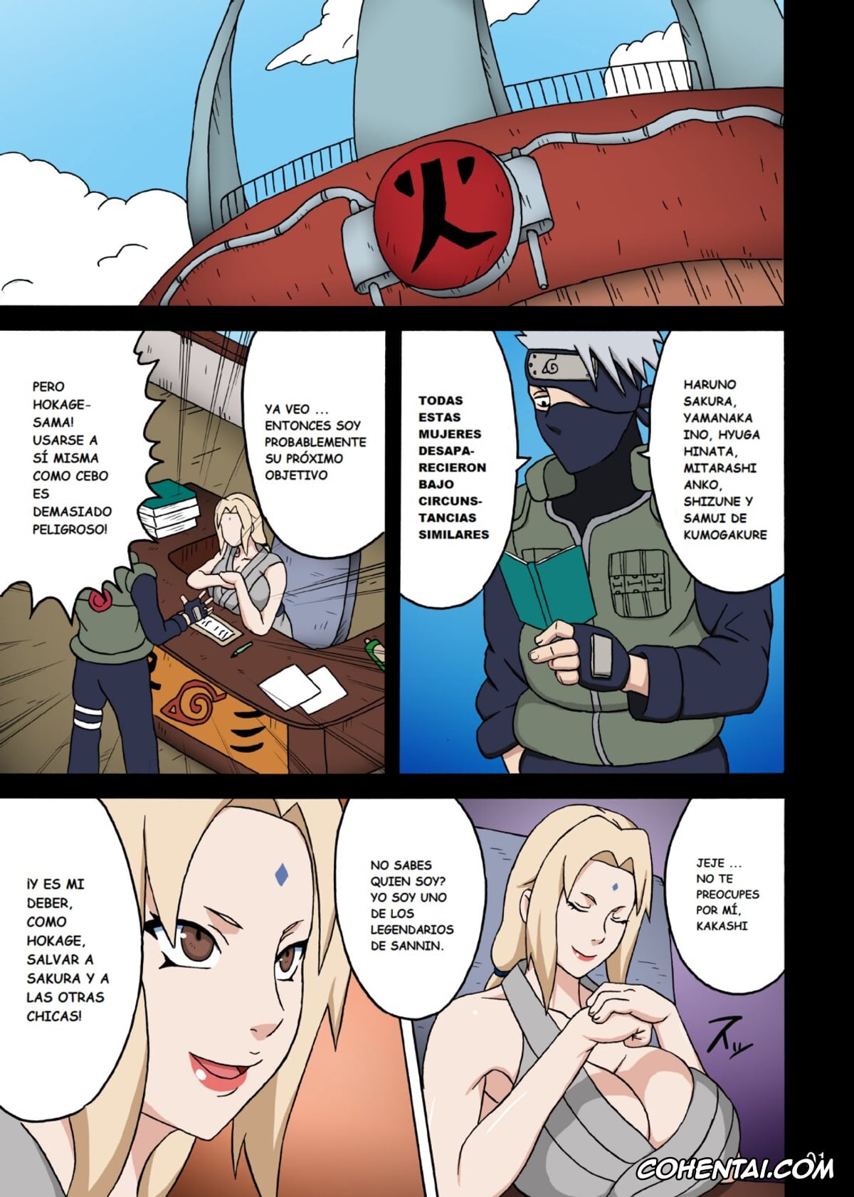 NARUTO porno, Anko Mitarashi porno, Hinata Hyuga porno, Sakura Haruno porno, Samui porno, Tsunade porno, Zetsu porno, Tsunade no In Kangoku SS (Naruto), pagina 2