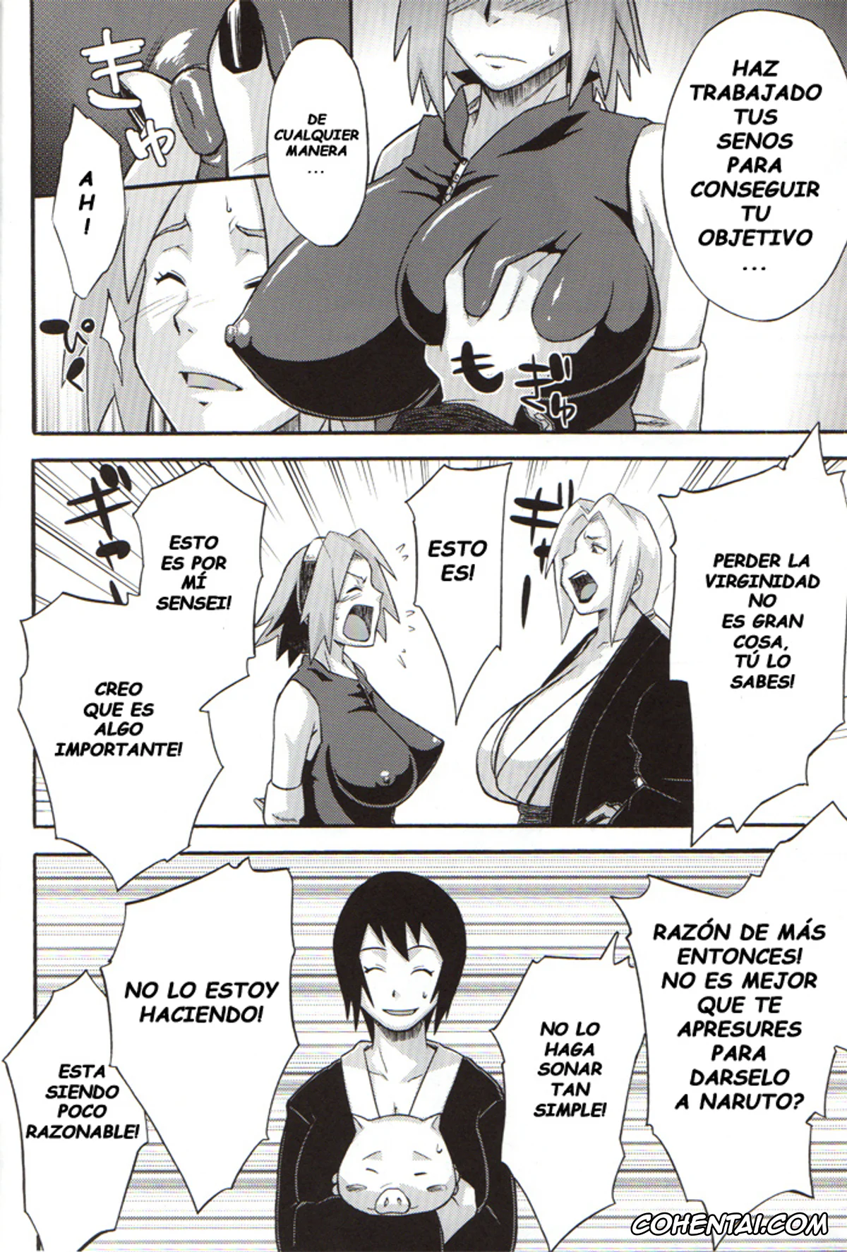 NARUTO hentai, Naruto Uzumaki hentai, Sakura Haruno hentai, Bakuchi Butai (Naruto), pagina 6