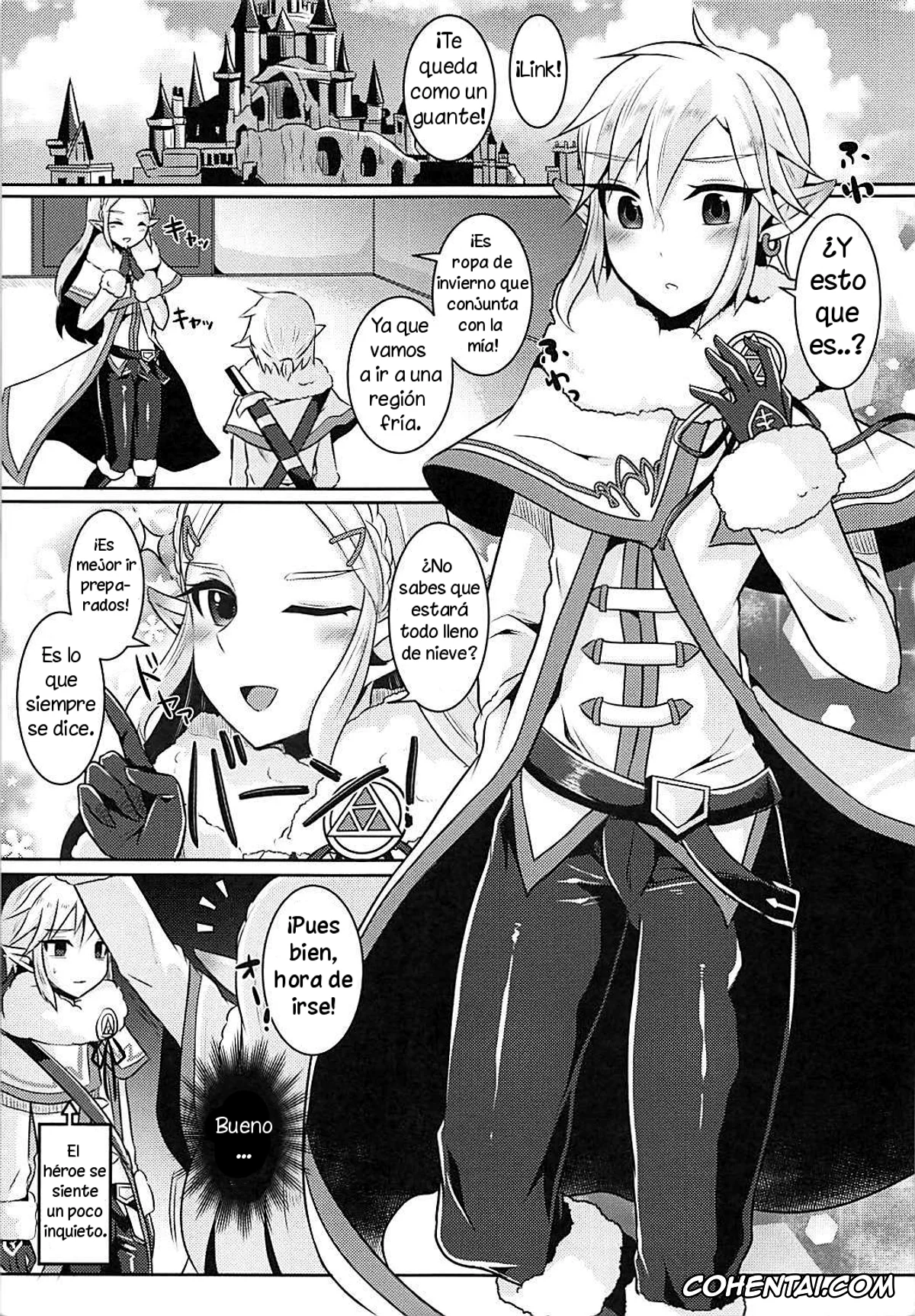 The Legend Of Zelda xxx, Link xxx, Princess Zelda xxx, Fuyu no Netsu to Futari no Himitsu (The Legend of Zelda: Breath of the Wild), pagina 4