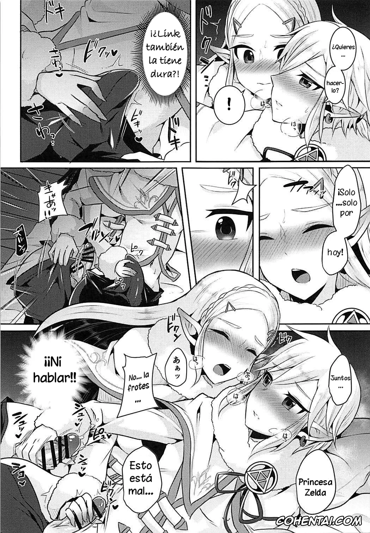 The Legend Of Zelda porno, Link porno, Princess Zelda porno, Fuyu no Netsu to Futari no Himitsu (The Legend of Zelda: Breath of the Wild), pagina 8