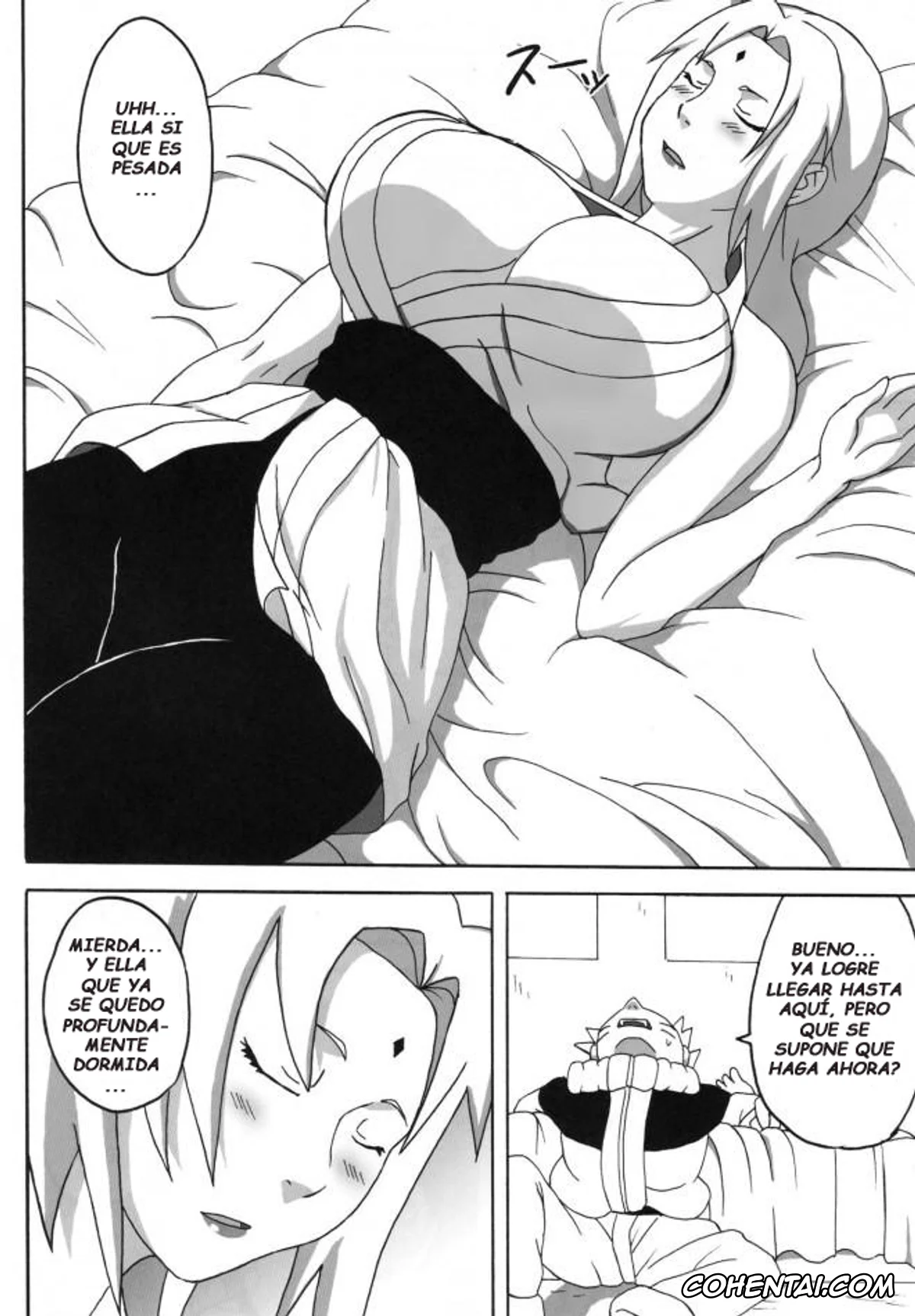 NARUTO hentai, Naruto Uzumaki hentai, Tsunade hentai, BBA Kekkon Shitekure (Naruto), pagina 6
