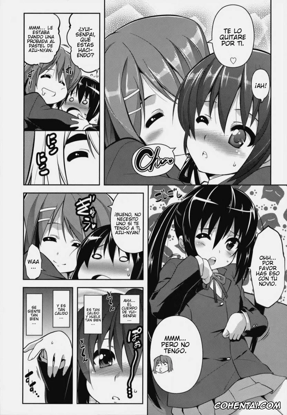 K-ON! hentai, Azusa Nakano hentai, Yui Hirasawa hentai, MARSHMALLOW NYAN NYAN WHIP (K-ON!), pagina 3