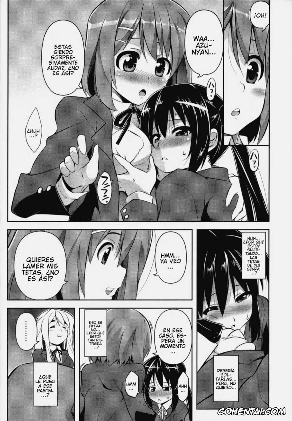 K-ON! xxx, Azusa Nakano xxx, Yui Hirasawa xxx, MARSHMALLOW NYAN NYAN WHIP (K-ON!), pagina 4