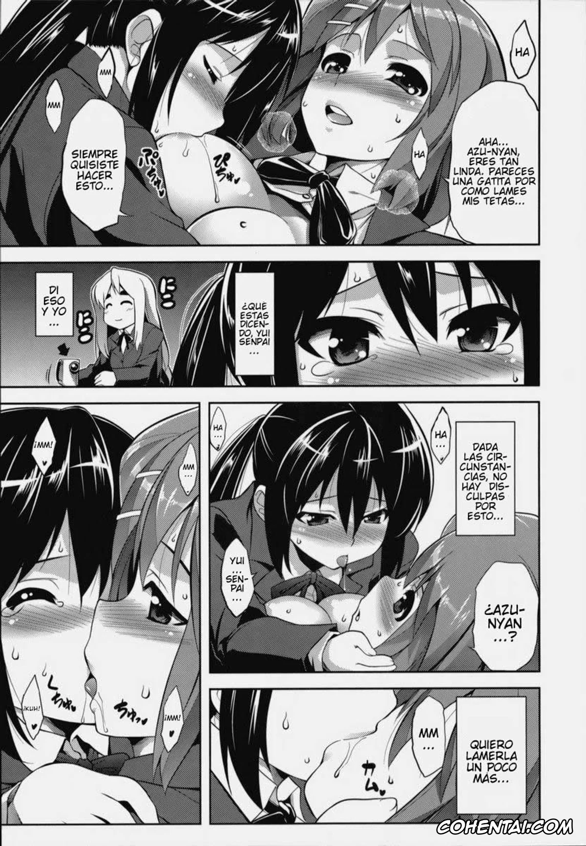 K-ON! porno, Azusa Nakano porno, Yui Hirasawa porno, MARSHMALLOW NYAN NYAN WHIP (K-ON!), pagina 8