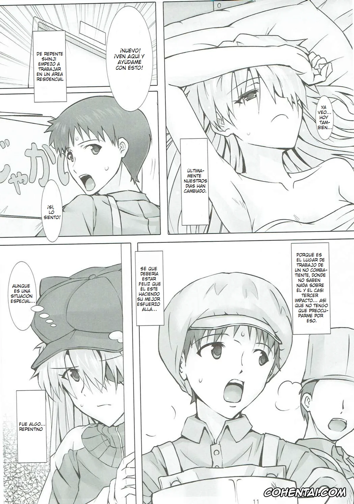 Neon Genesis Evangelion hentai, Asuka Langley Soryu hentai, Shinji Ikari hentai, Mou Ichido Happy Birthday o Kimi ni (Neon Genesis Evangelion), pagina 12