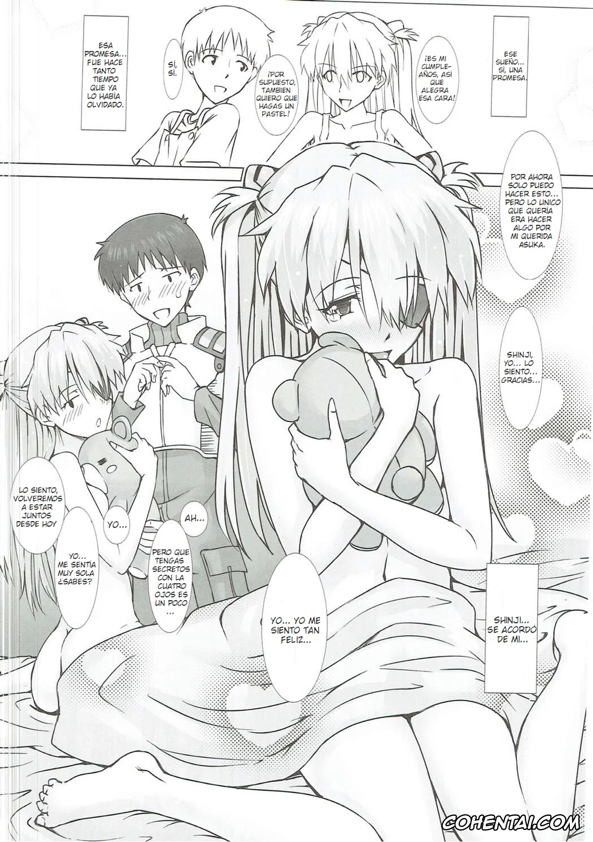 Neon Genesis Evangelion xxx, Asuka Langley Soryu xxx, Shinji Ikari xxx, Mou Ichido Happy Birthday o Kimi ni (Neon Genesis Evangelion), pagina 19