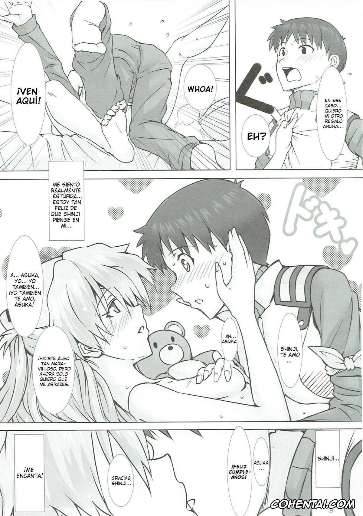 Neon Genesis Evangelion porno, Asuka Langley Soryu porno, Shinji Ikari porno, Mou Ichido Happy Birthday o Kimi ni (Neon Genesis Evangelion), pagina 20