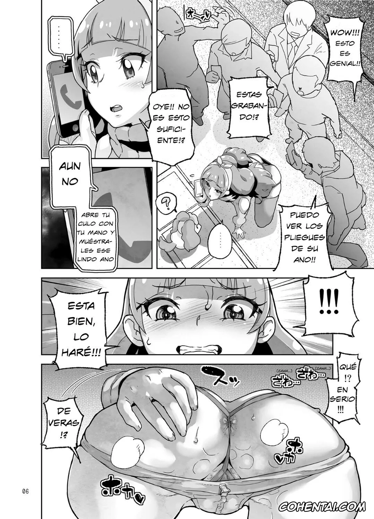 Go! Princess Precure hentai, Go Princess Precure hentai, Cure Twinkle | Kirara Amanogawa hentai, Amanogawa Kirara Roshutsu Geneki Model Chuugakusei (Go! Princess PreCure), pagina 6
