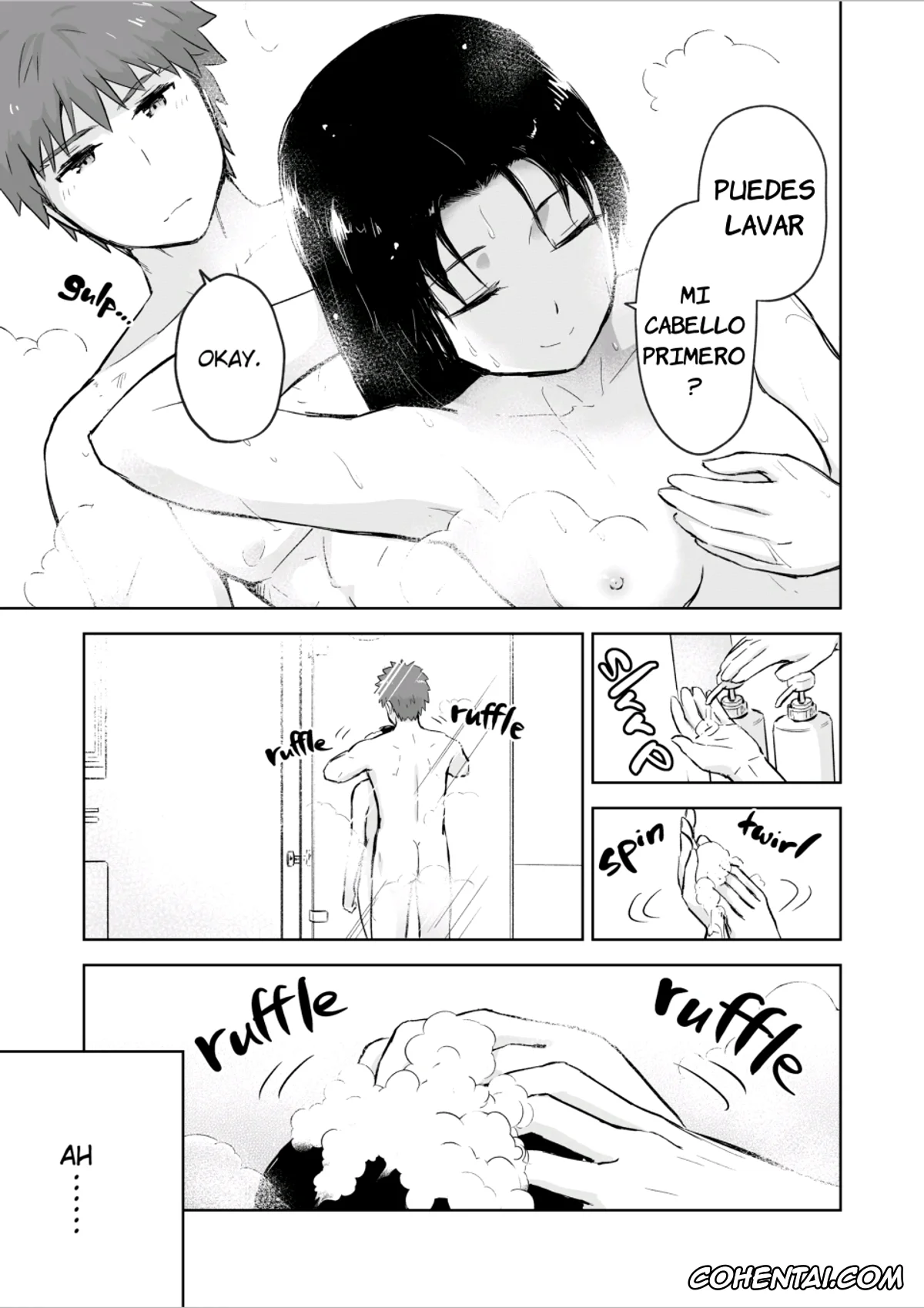 Fate/stay night hentai, Rin Tosaka hentai, Shirou Emiya hentai, Second Semester II (Fate/stay night), pagina 9