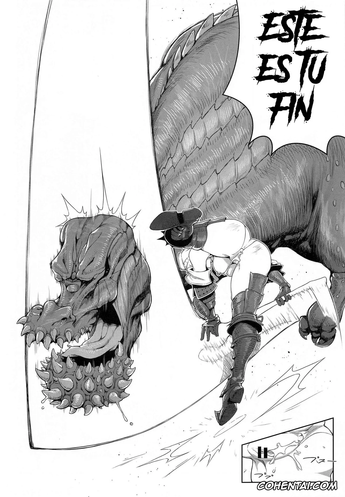 Monster Hunter porno, Extreme Anal Hunter (Monster Hunter World), pagina 5