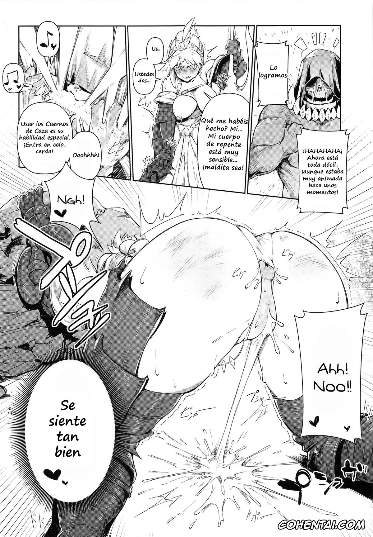 Monster Hunter hentai, Extreme Anal Hunter (Monster Hunter World), pagina 9
