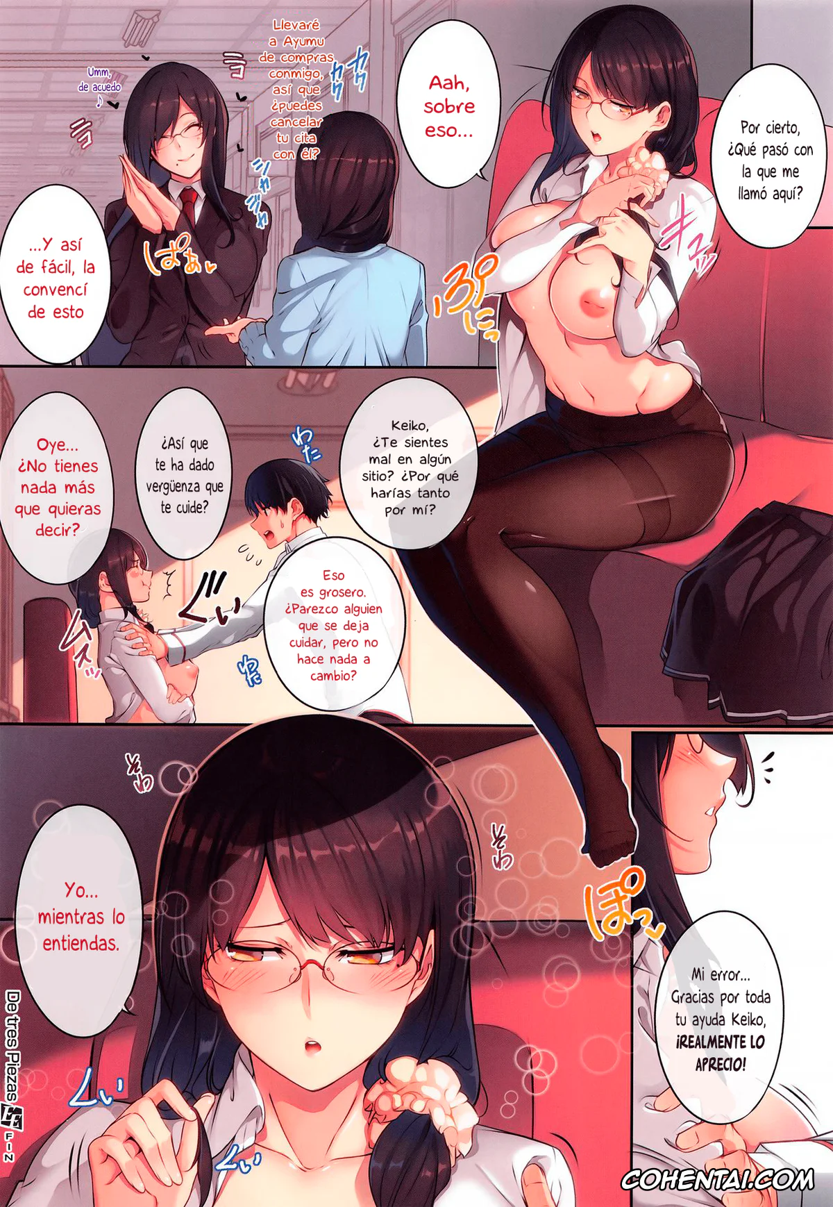 Revistas hentai, COMIC ExE hentai, De tres Piezas Primera (COMIC ExE 02), pagina 18