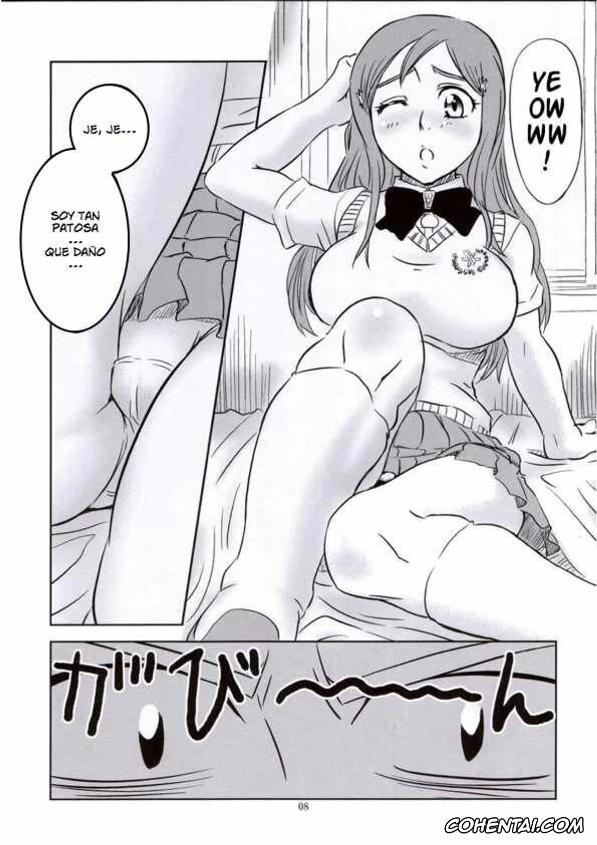 Bleach porno, Ichigo Kurosaki porno, Orihime Inoue porno, Seifuku To Iu Na no Kyouki (Bleach), pagina 5