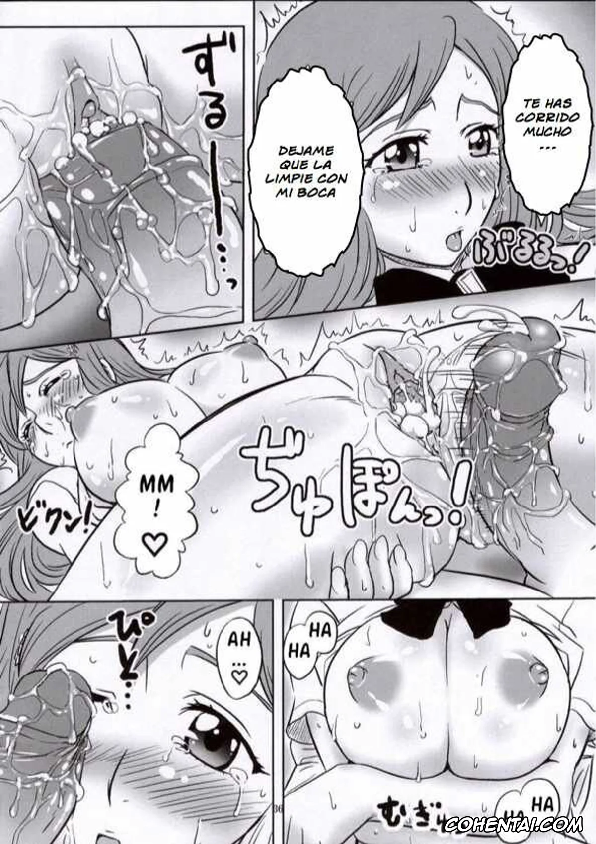 Bleach hentai, Ichigo Kurosaki hentai, Orihime Inoue hentai, Seifuku To Iu Na no Kyouki (Bleach), pagina 33