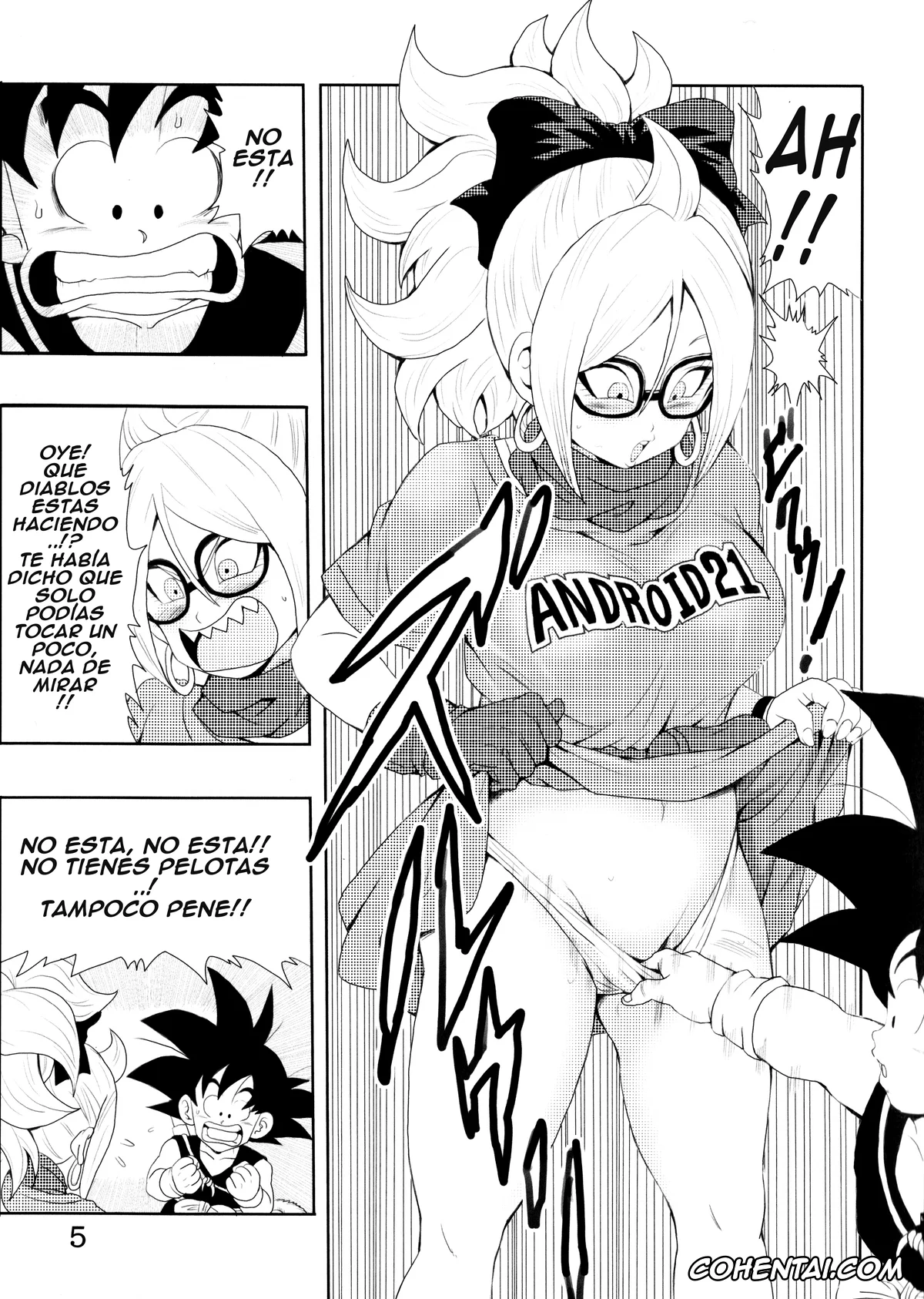 Dragon Ball hentai, Dragon Ball Z hentai, Android 21 hentai, Master Roshi hentai, Oolong hentai, Son Goku hentai, Episode of Bulma – Android 21 Version (Dragon Ball), pagina 12