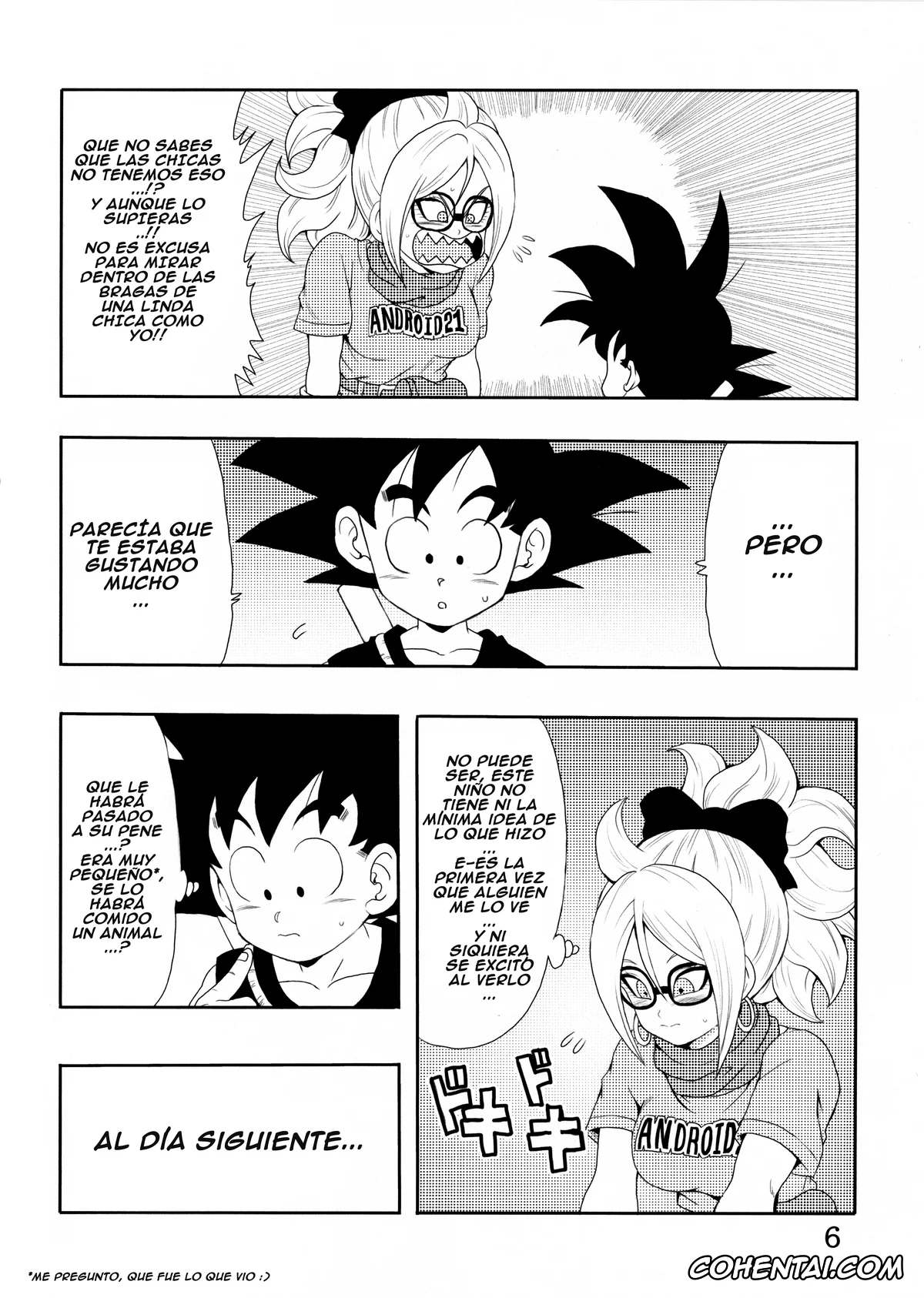 Dragon Ball xxx, Dragon Ball Z xxx, Android 21 xxx, Master Roshi xxx, Oolong xxx, Son Goku xxx, Episode of Bulma – Android 21 Version (Dragon Ball), pagina 13