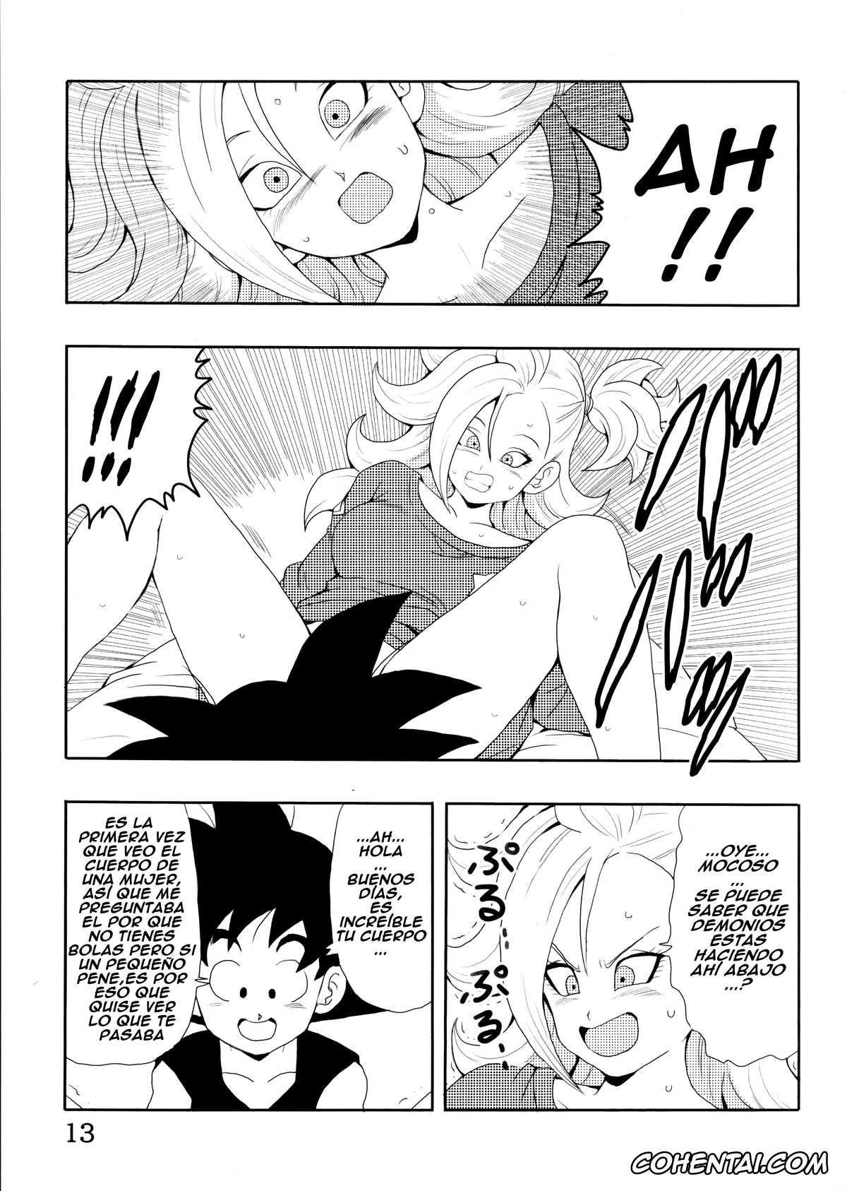 Dragon Ball porno, Dragon Ball Z porno, Android 21 porno, Master Roshi porno, Oolong porno, Son Goku porno, Episode of Bulma – Android 21 Version (Dragon Ball), pagina 20