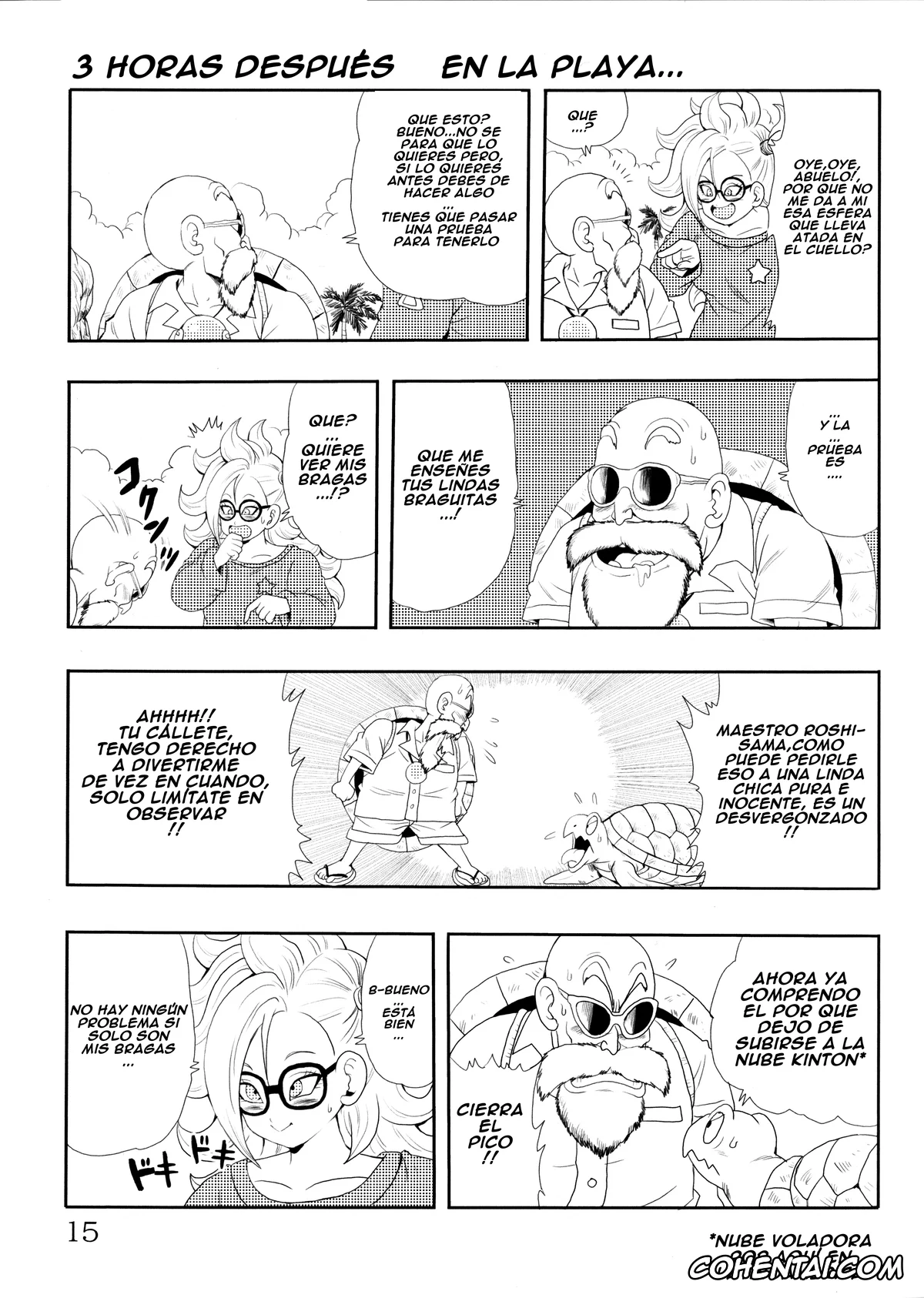 Dragon Ball xxx, Dragon Ball Z xxx, Android 21 xxx, Master Roshi xxx, Oolong xxx, Son Goku xxx, Episode of Bulma – Android 21 Version (Dragon Ball), pagina 22