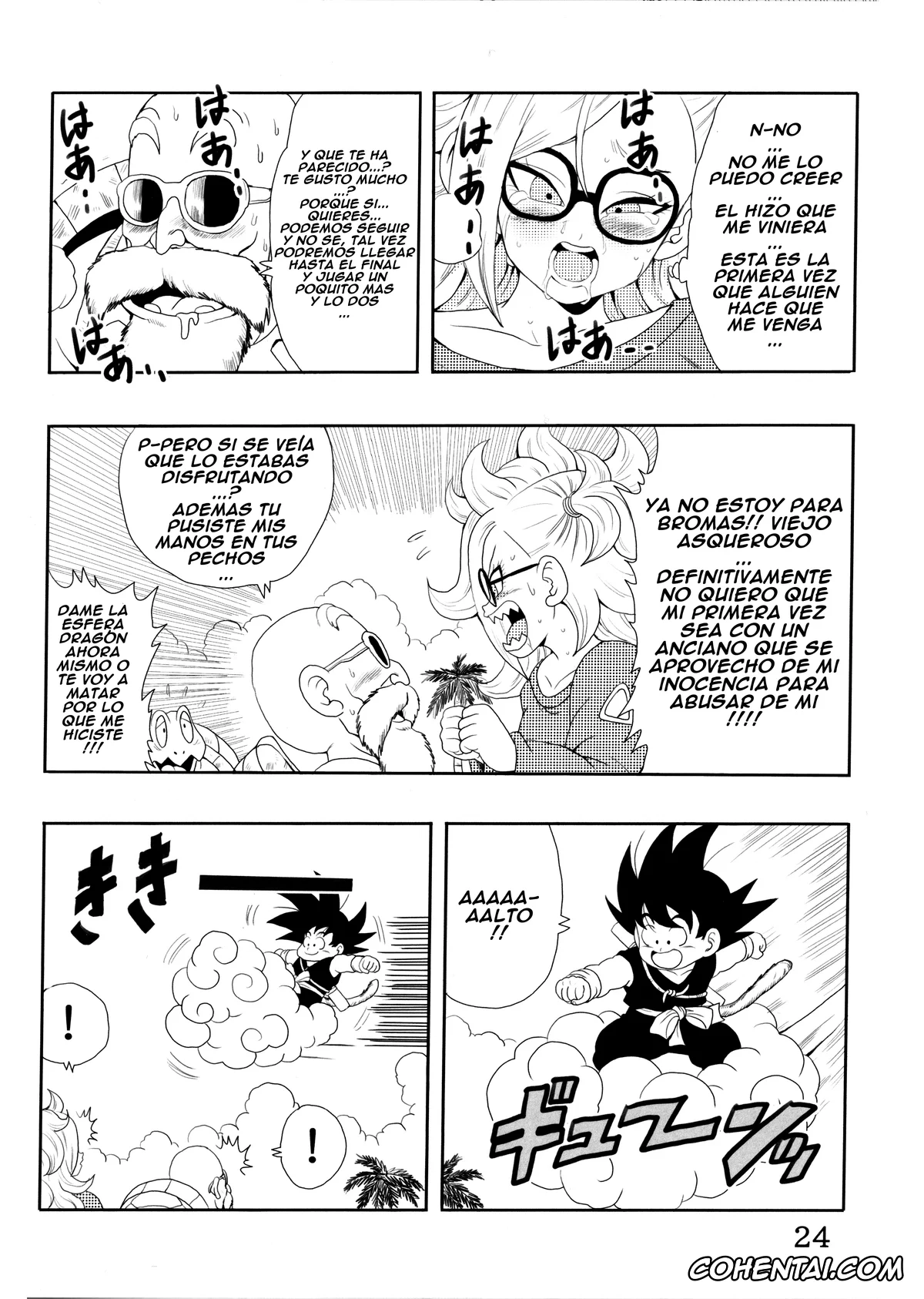Dragon Ball xxx, Dragon Ball Z xxx, Android 21 xxx, Master Roshi xxx, Oolong xxx, Son Goku xxx, Episode of Bulma – Android 21 Version (Dragon Ball), pagina 31