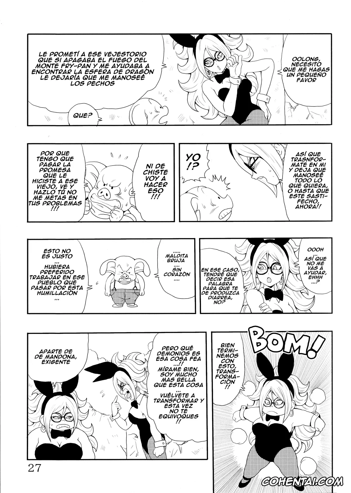 Dragon Ball xxx, Dragon Ball Z xxx, Android 21 xxx, Master Roshi xxx, Oolong xxx, Son Goku xxx, Episode of Bulma – Android 21 Version (Dragon Ball), pagina 34