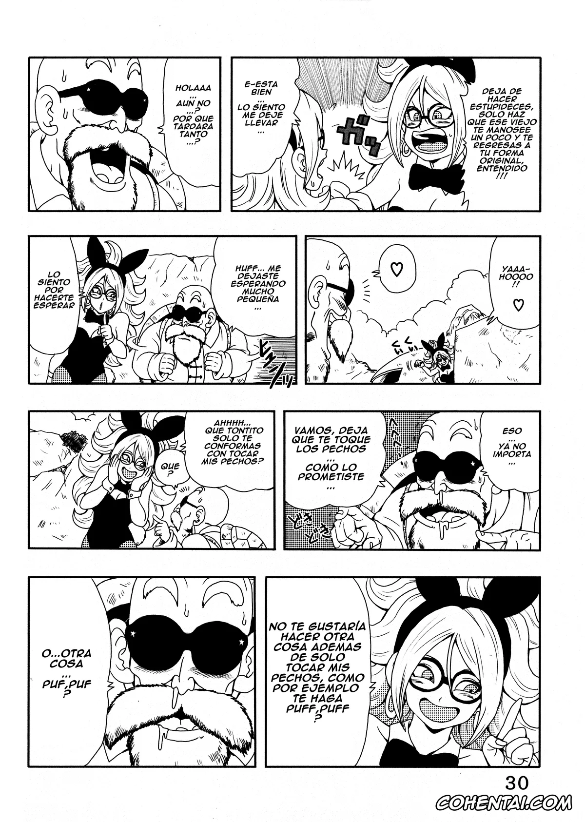 Dragon Ball xxx, Dragon Ball Z xxx, Android 21 xxx, Master Roshi xxx, Oolong xxx, Son Goku xxx, Episode of Bulma – Android 21 Version (Dragon Ball), pagina 37