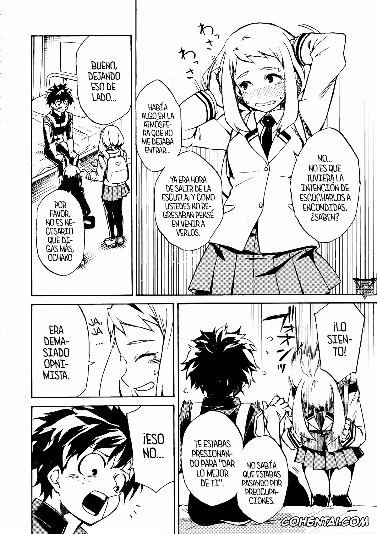 My Hero Academia | Boku No Hero Academia hentai, Izuku Midoriya hentai, Ochako Uraraka hentai, Tsuyu Asui hentai, Ukiseikou (Boku no Hero Academia), pagina 9