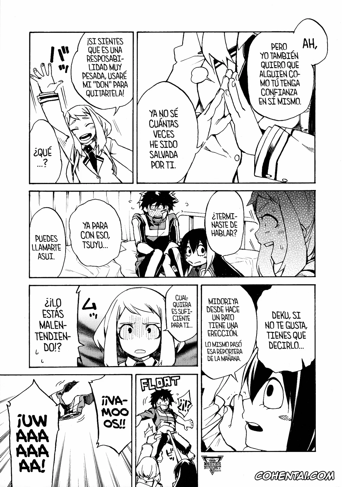 My Hero Academia | Boku No Hero Academia xxx, Izuku Midoriya xxx, Ochako Uraraka xxx, Tsuyu Asui xxx, Ukiseikou (Boku no Hero Academia), pagina 10