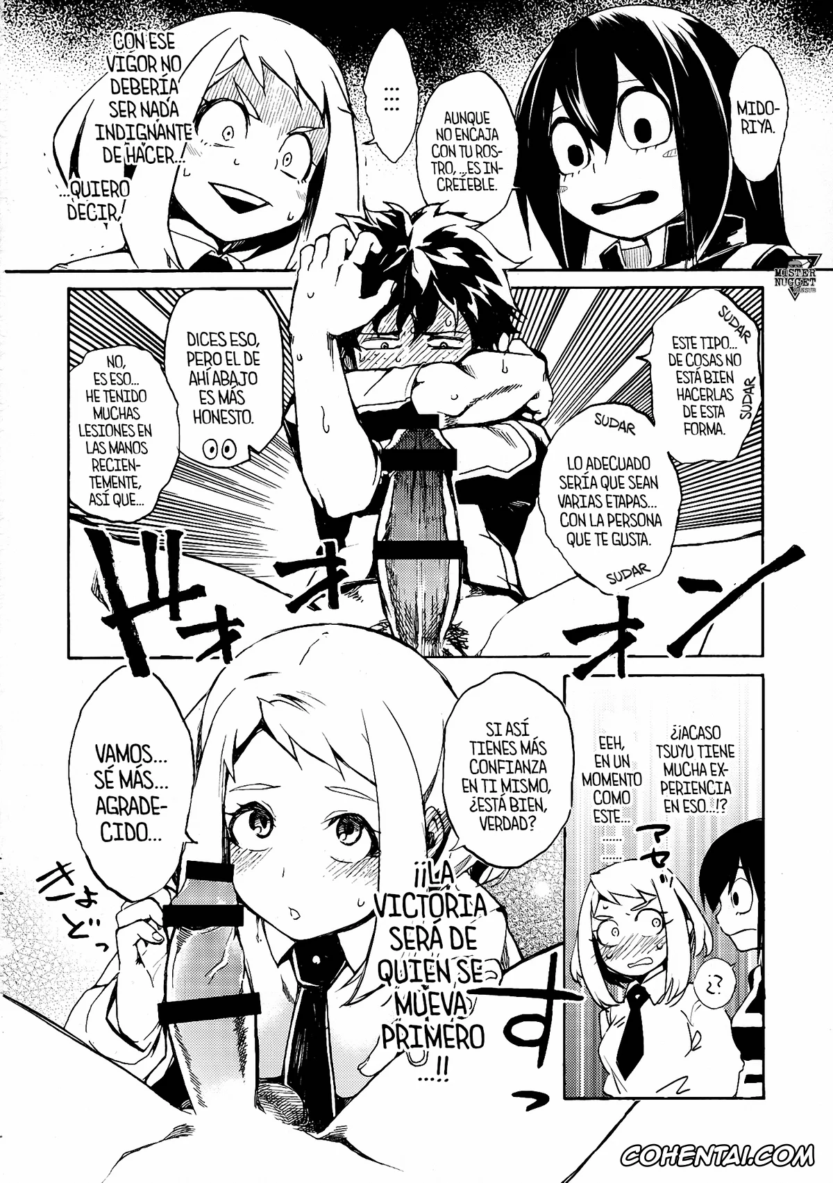 My Hero Academia | Boku No Hero Academia porno, Izuku Midoriya porno, Ochako Uraraka porno, Tsuyu Asui porno, Ukiseikou (Boku no Hero Academia), pagina 11