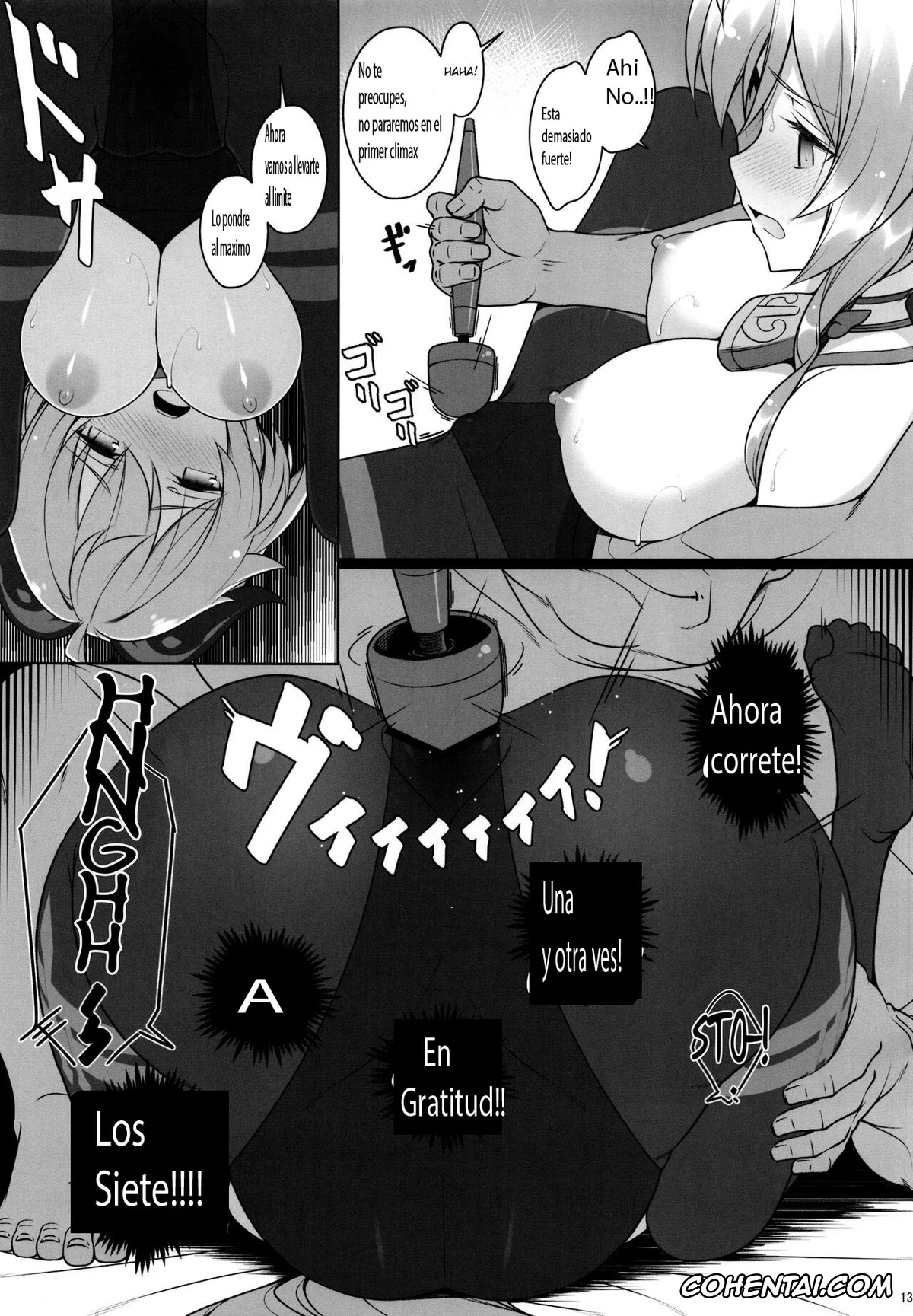 Genshin Impact hentai, Ganyu hentai, Keqing hentai, Gokuraku Kikou (Genshin Impact), pagina 12