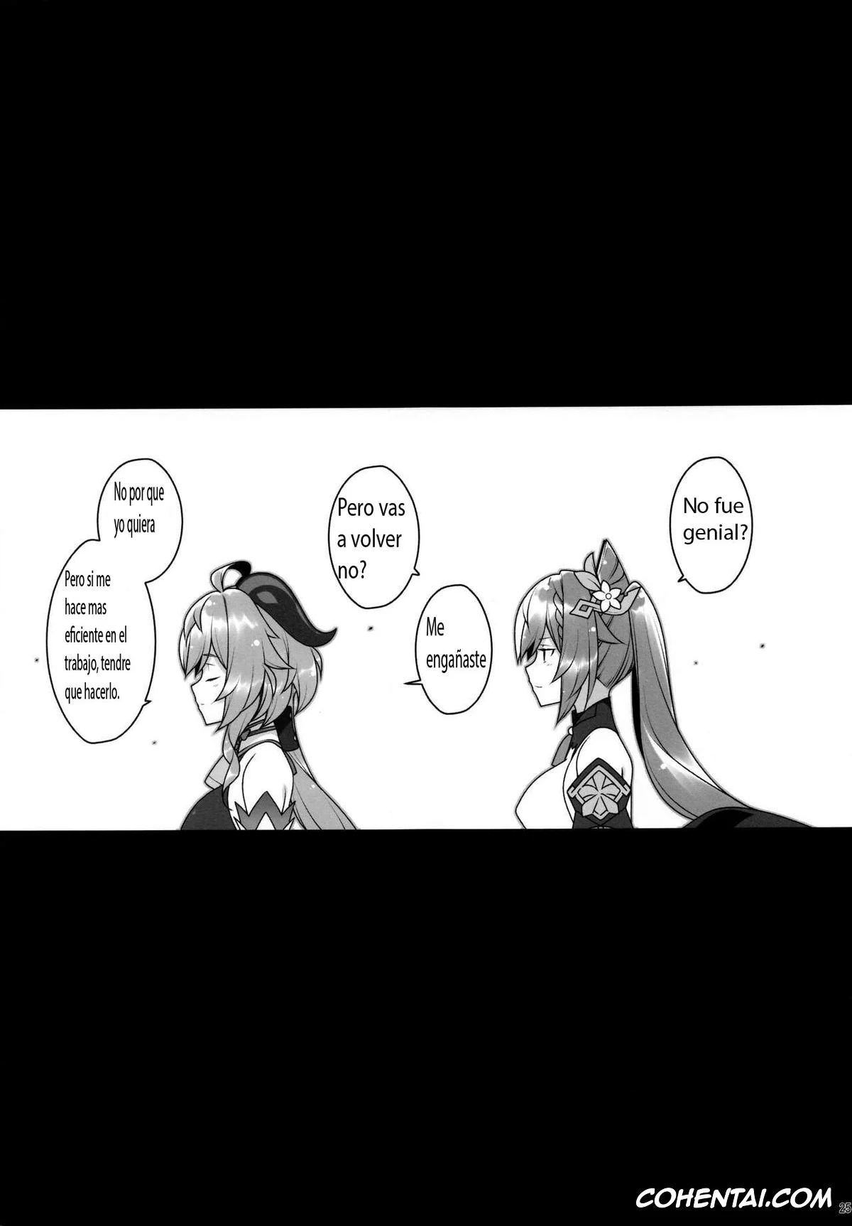 Genshin Impact hentai, Ganyu hentai, Keqing hentai, Gokuraku Kikou (Genshin Impact), pagina 24
