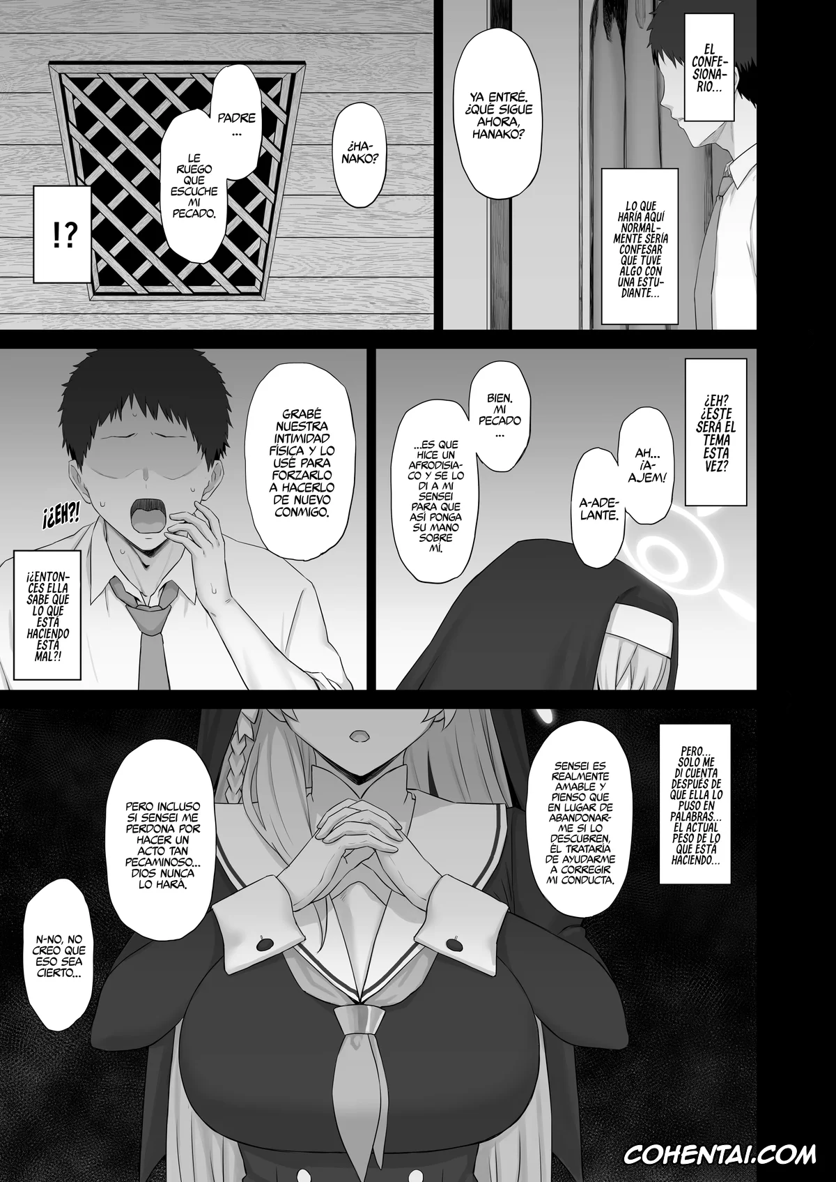 Blue Archive xxx, Hanako Urawa xxx, Roshutsu Shoujo to Zange Ana (Blue Archive), pagina 10