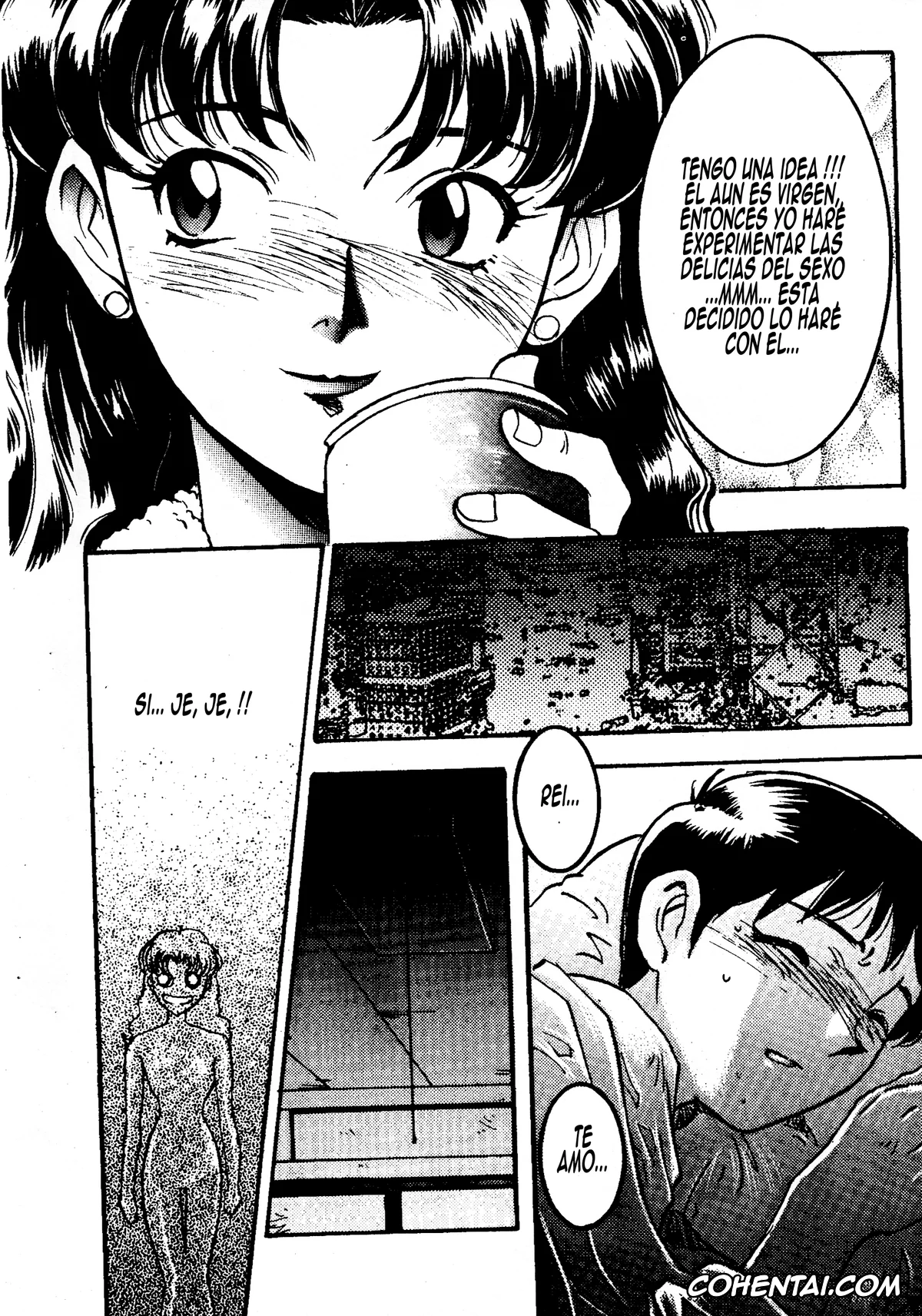 Neon Genesis Evangelion xxx, Gendo Ikari xxx, Misato Katsuragi xxx, Rei Ayanami xxx, Ritsuko Akagi xxx, Shinji Ikari xxx, Neon Genesis EVA-X (Evangelion X Cannarsi edition) (Neon Genesis Evangelion), pagina 25