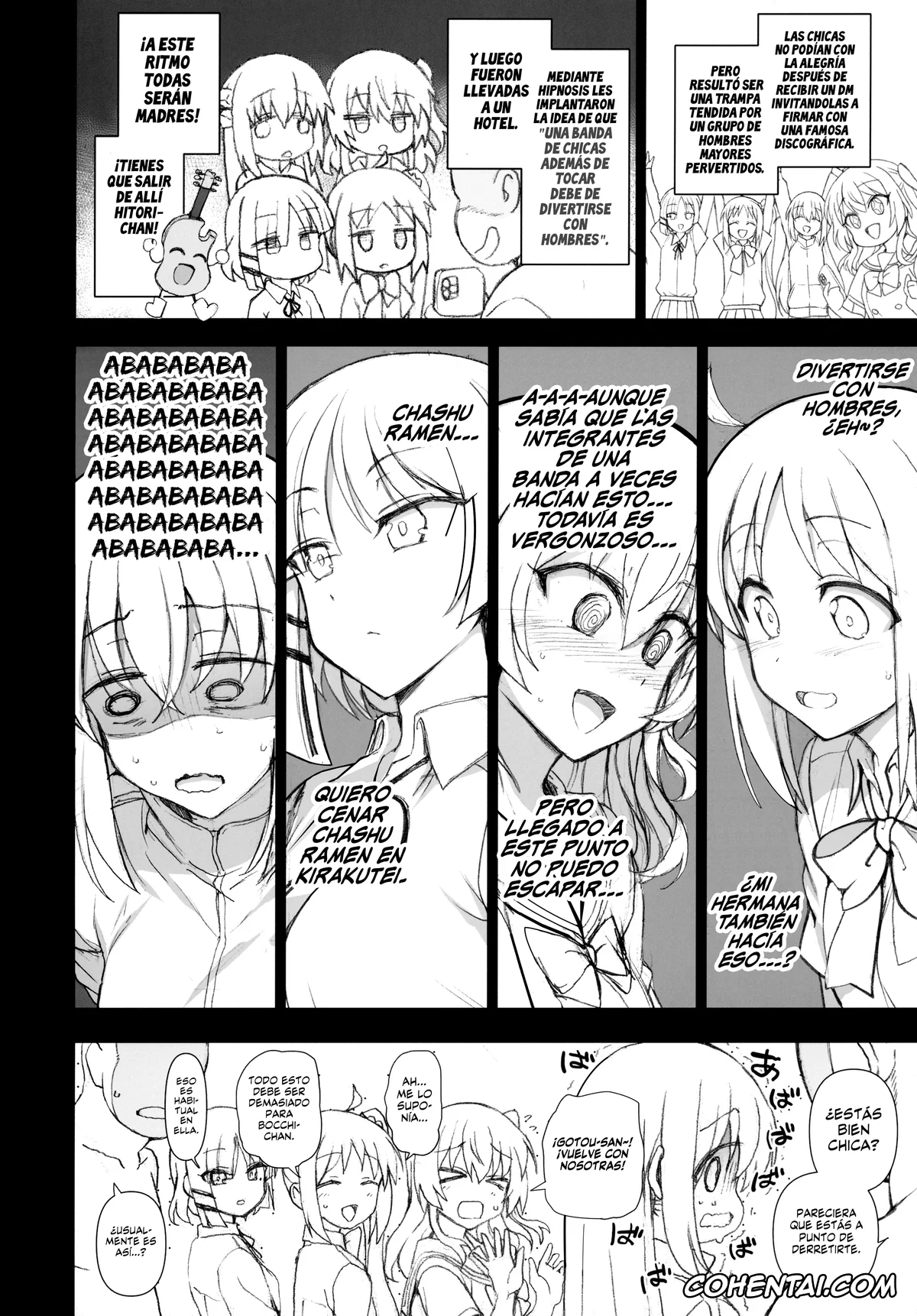 Bocchi the Rock! hentai, Hitori Gotou hentai, Ikuyo Kita hentai, Nijika Ijichi hentai, Ryou Yamada hentai, Dakuon 5 (Bocchi the Rock!), pagina 3