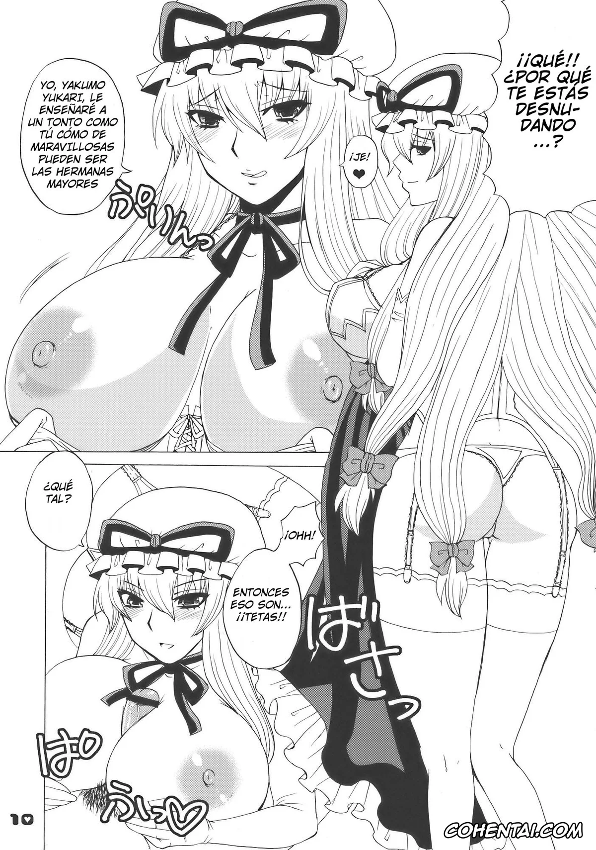 Touhou Project xxx, Yukari Yakumo xxx, Kyah! Ijiwaru na Kazesan (Touhou Project), pagina 10
