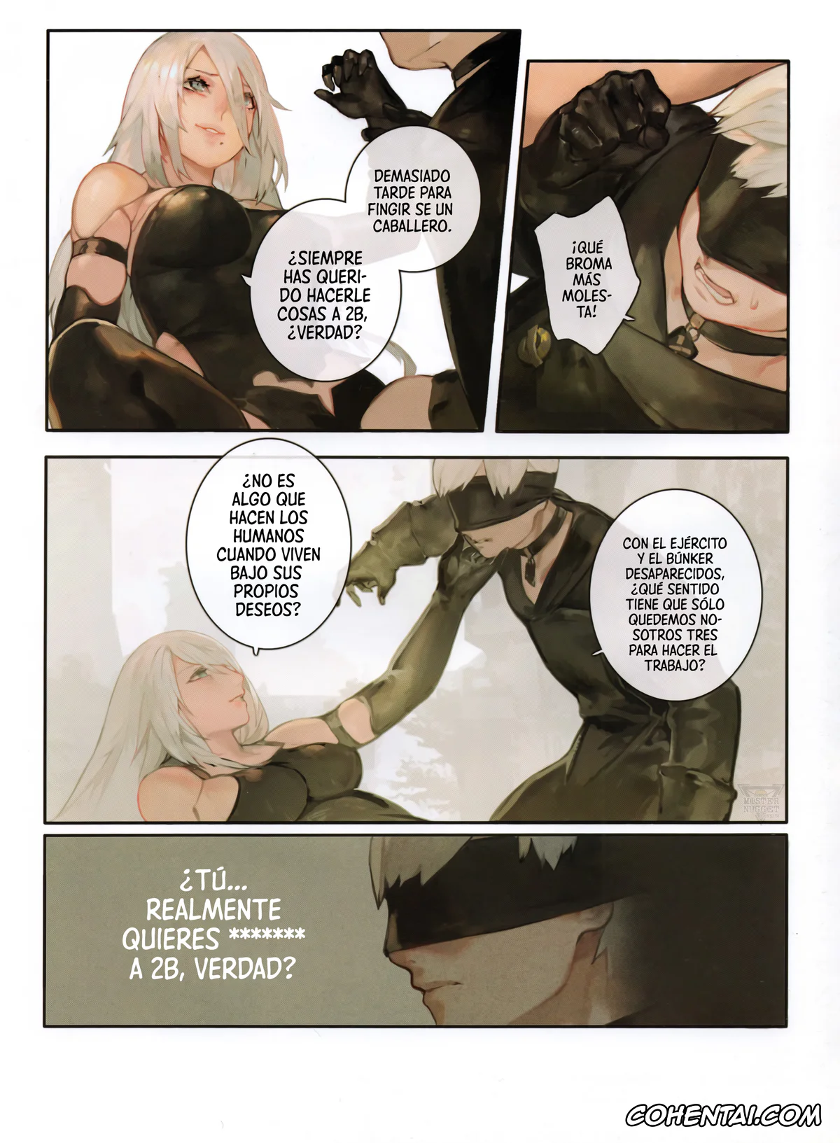 NieR:Automata hentai, Nier Automata hentai, 2B hentai, 9S hentai, A2 hentai, A29S2B (NieR:Automata), pagina 9