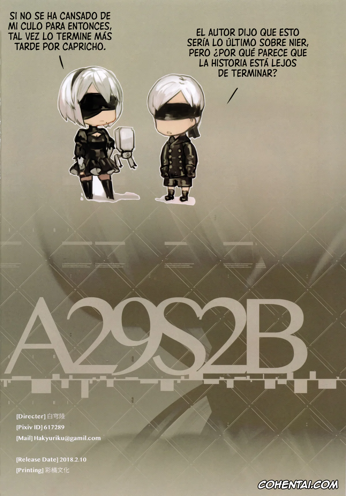 NieR:Automata hentai, Nier Automata hentai, 2B hentai, 9S hentai, A2 hentai, A29S2B (NieR:Automata), pagina 21