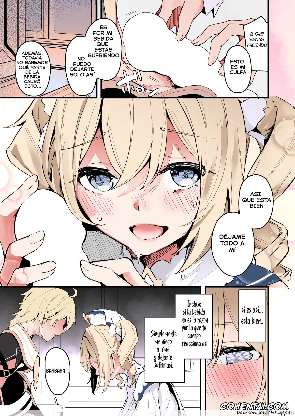 Genshin Impact hentai, Aether hentai, Barbara Pegg hentai, Sunao na Kimochi de (Genshin Impact), pagina 6
