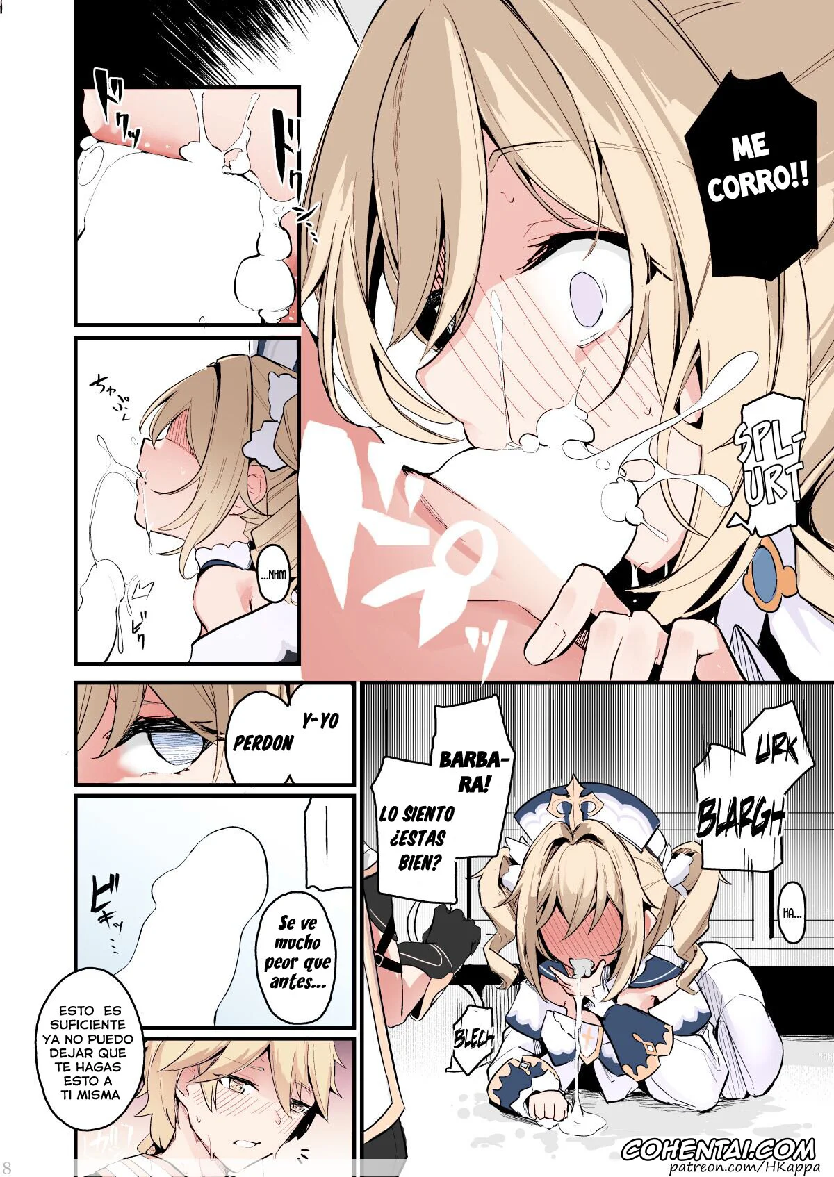 Genshin Impact hentai, Aether hentai, Barbara Pegg hentai, Sunao na Kimochi de (Genshin Impact), pagina 9
