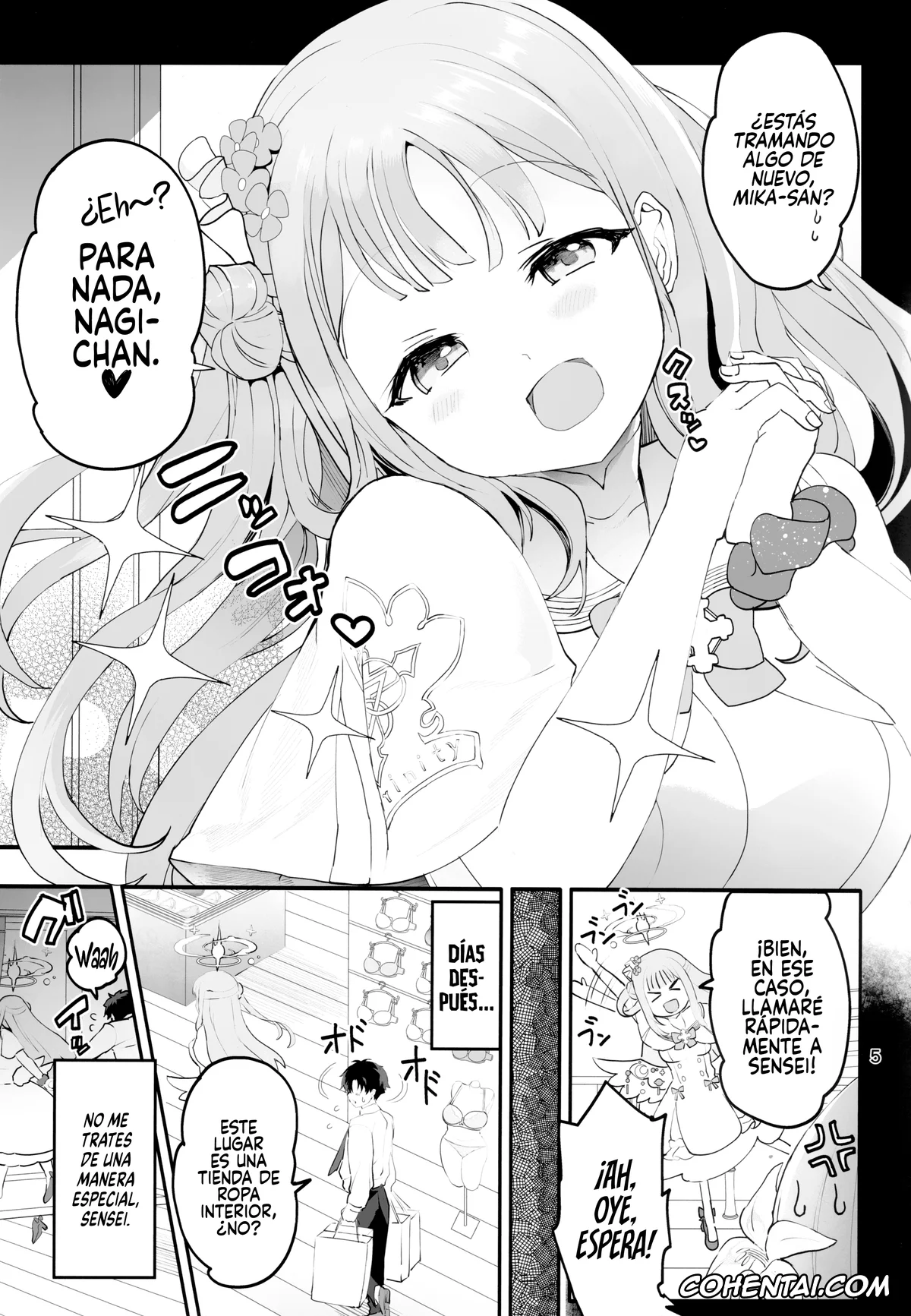 Blue Archive xxx, Mika Misono xxx, Mikakutei de Miseijuku na Ohime-sama❤ (Blue Archive), pagina 4