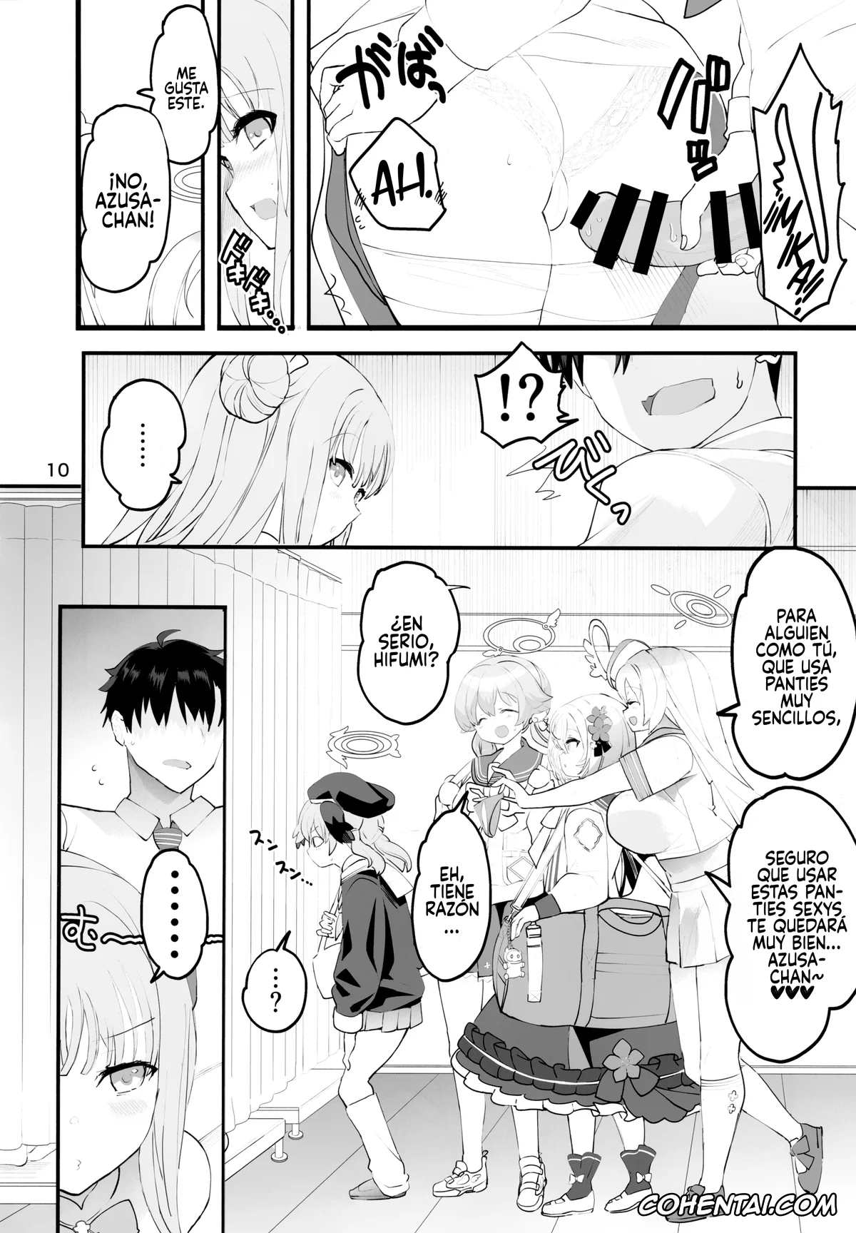 Blue Archive hentai, Mika Misono hentai, Mikakutei de Miseijuku na Ohime-sama❤ (Blue Archive), pagina 9