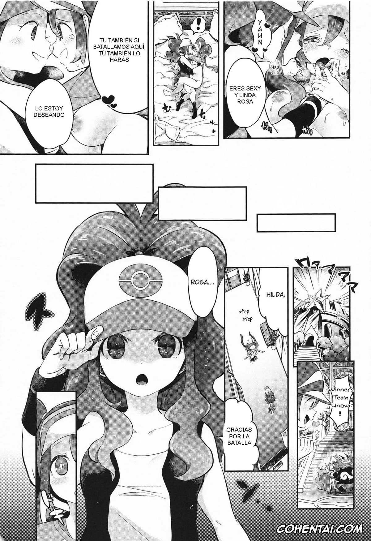 Pokemon | Pocket Monsters xxx, Hilda xxx, Rosa xxx, Go Crazy Buddies (Pokémon Black and White 2), pagina 10