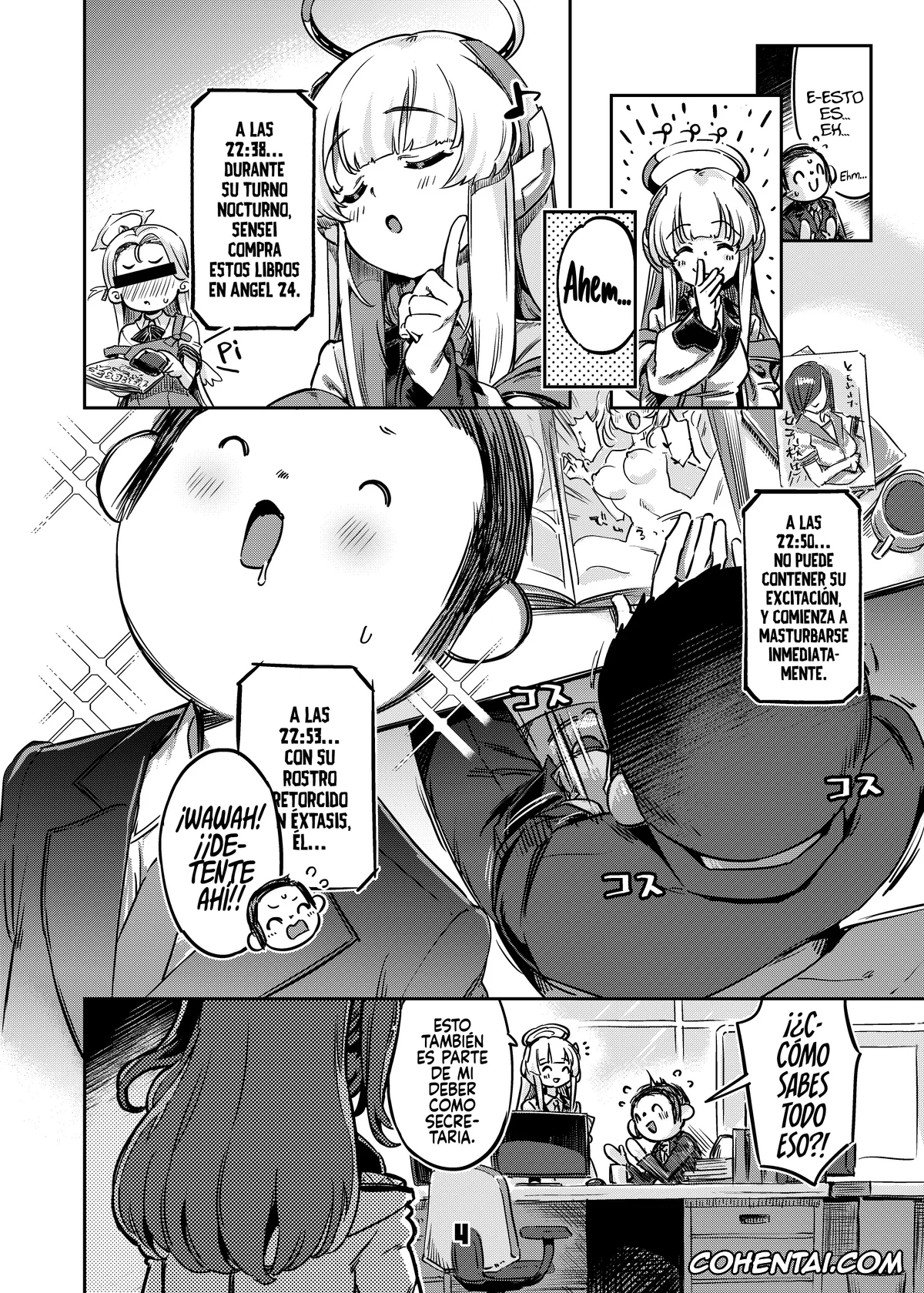 Blue Archive hentai, Noa Ushio hentai, Sensei hentai, Yuuka Hayase hentai, Sensei! Sakiccho dake de Iin Desu ka? (Blue Archive), pagina 3