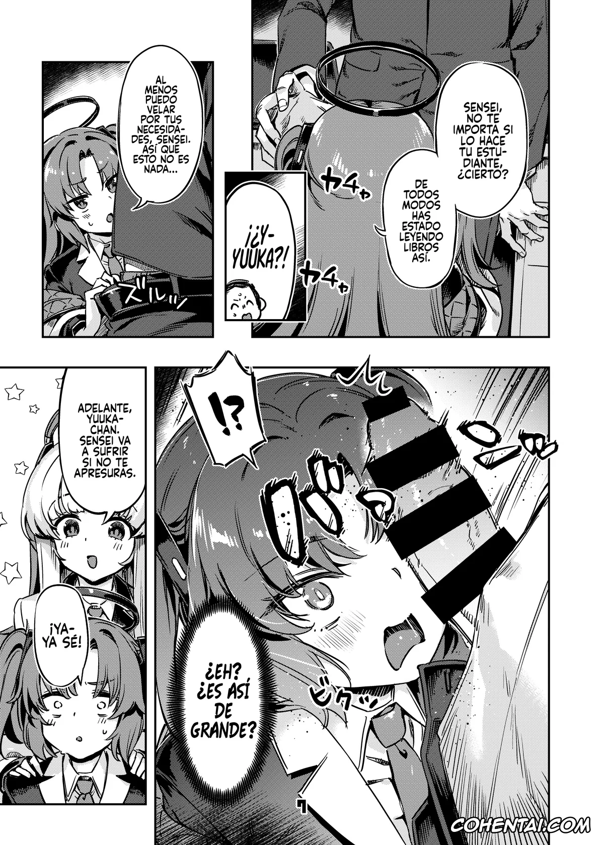 Blue Archive hentai, Noa Ushio hentai, Sensei hentai, Yuuka Hayase hentai, Sensei! Sakiccho dake de Iin Desu ka? (Blue Archive), pagina 6