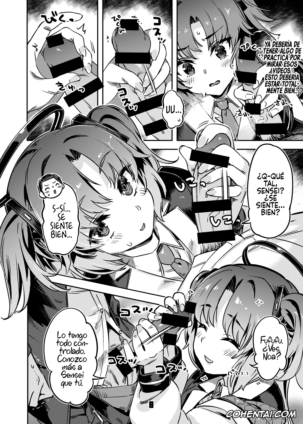Blue Archive xxx, Noa Ushio xxx, Sensei xxx, Yuuka Hayase xxx, Sensei! Sakiccho dake de Iin Desu ka? (Blue Archive), pagina 7